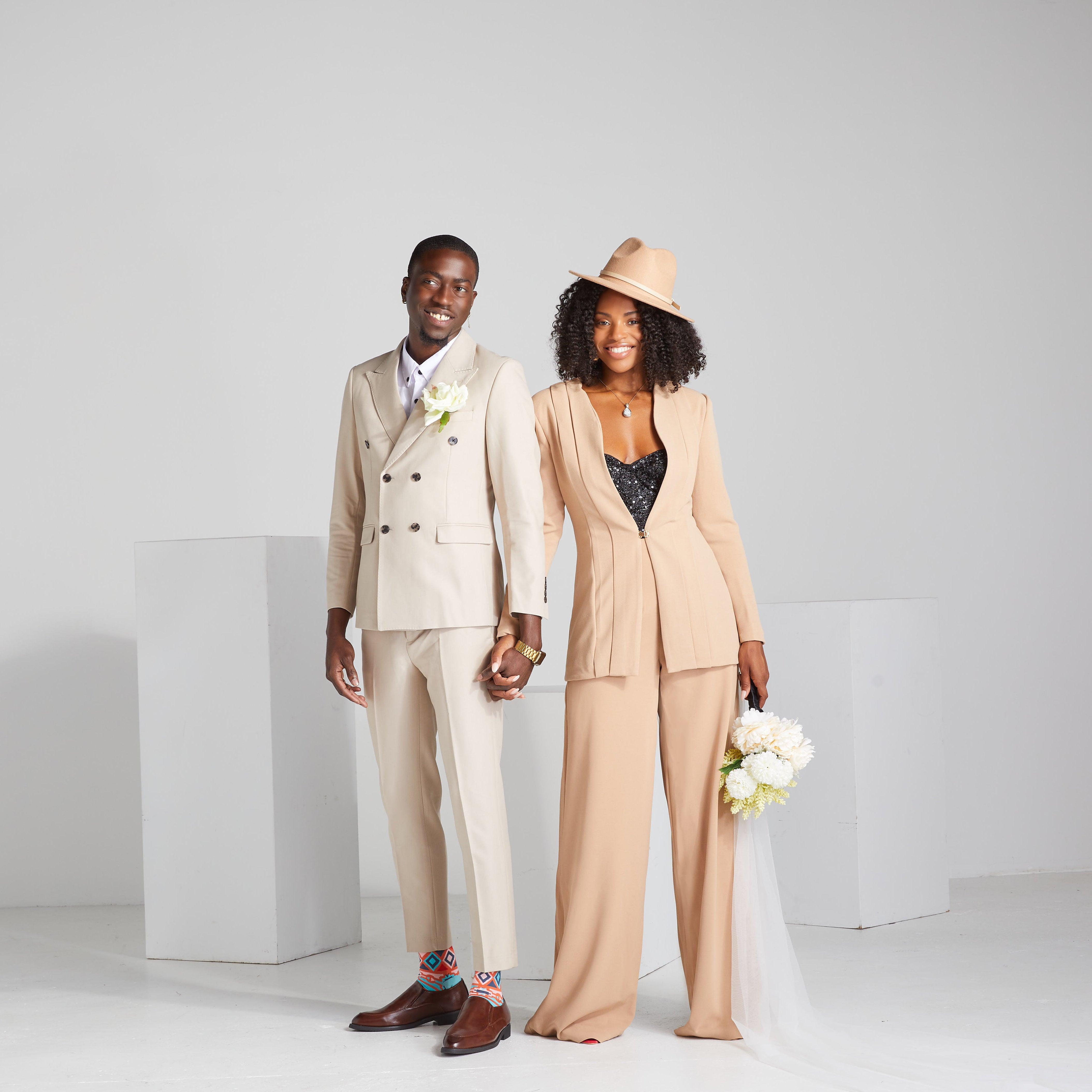 Caramel Pop tan/brown women’s blazer — Rebel Stretch