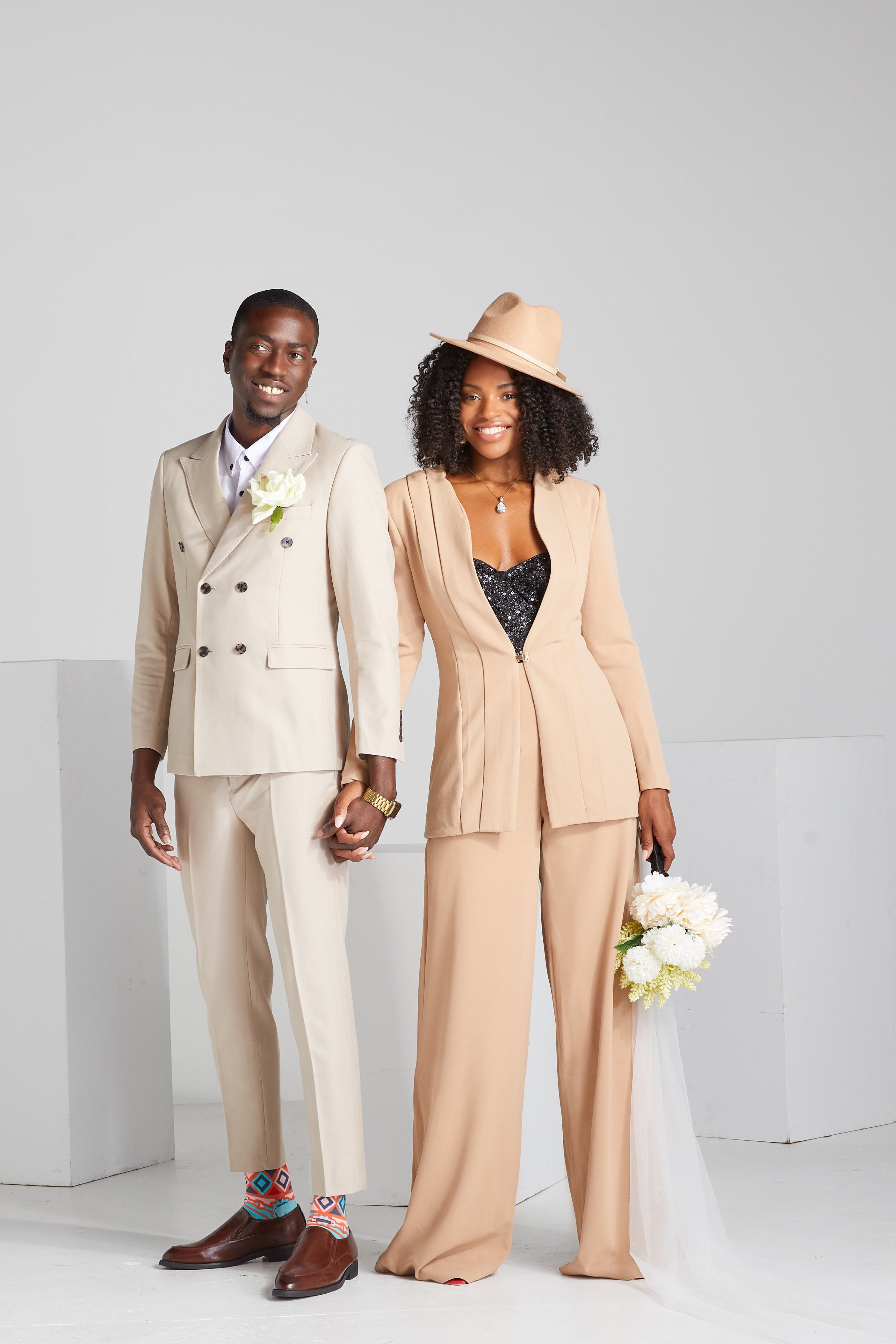 Caramel Pop tan/brown women’s blazer — Rebel Stretch