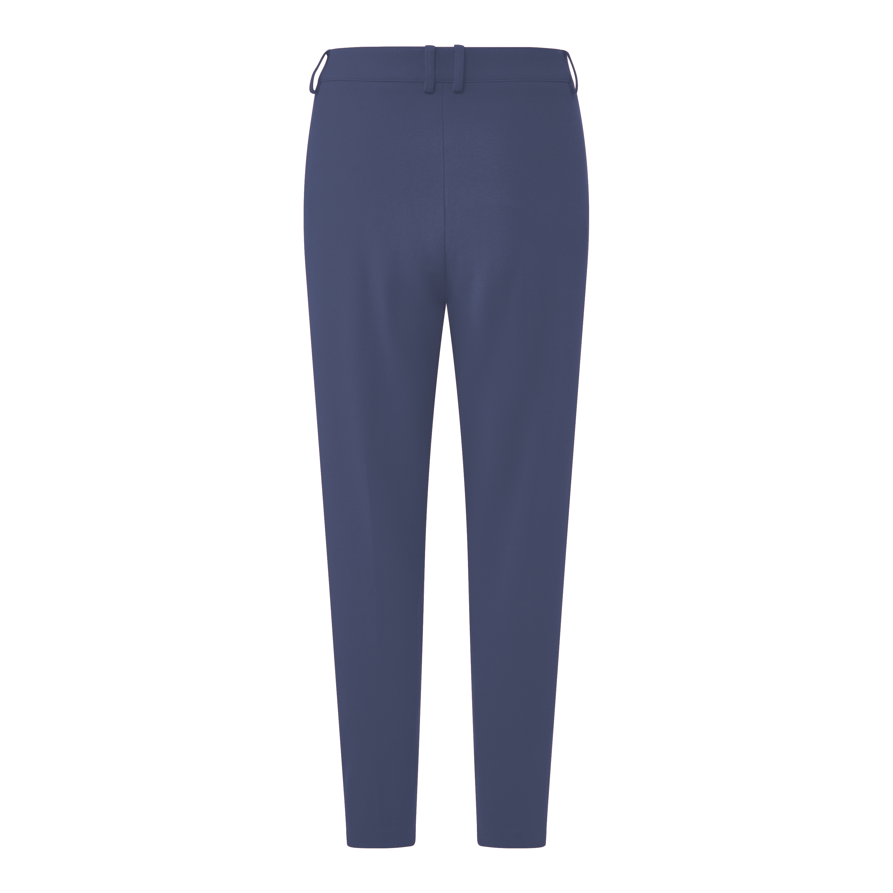 Ocean blue petite dress pants for women — crop cut
