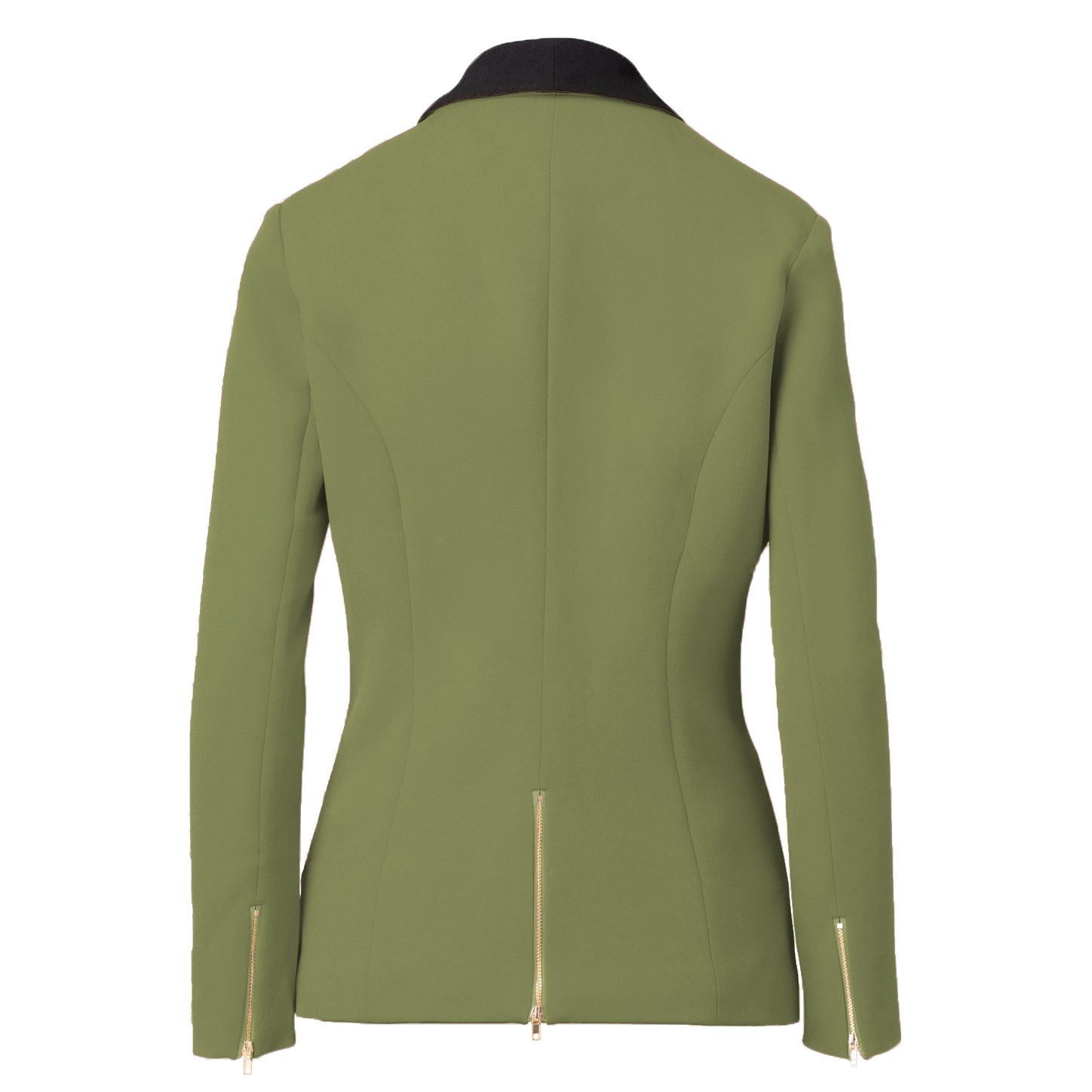 Rebellious Stretch Boss Blazer - Olive Green