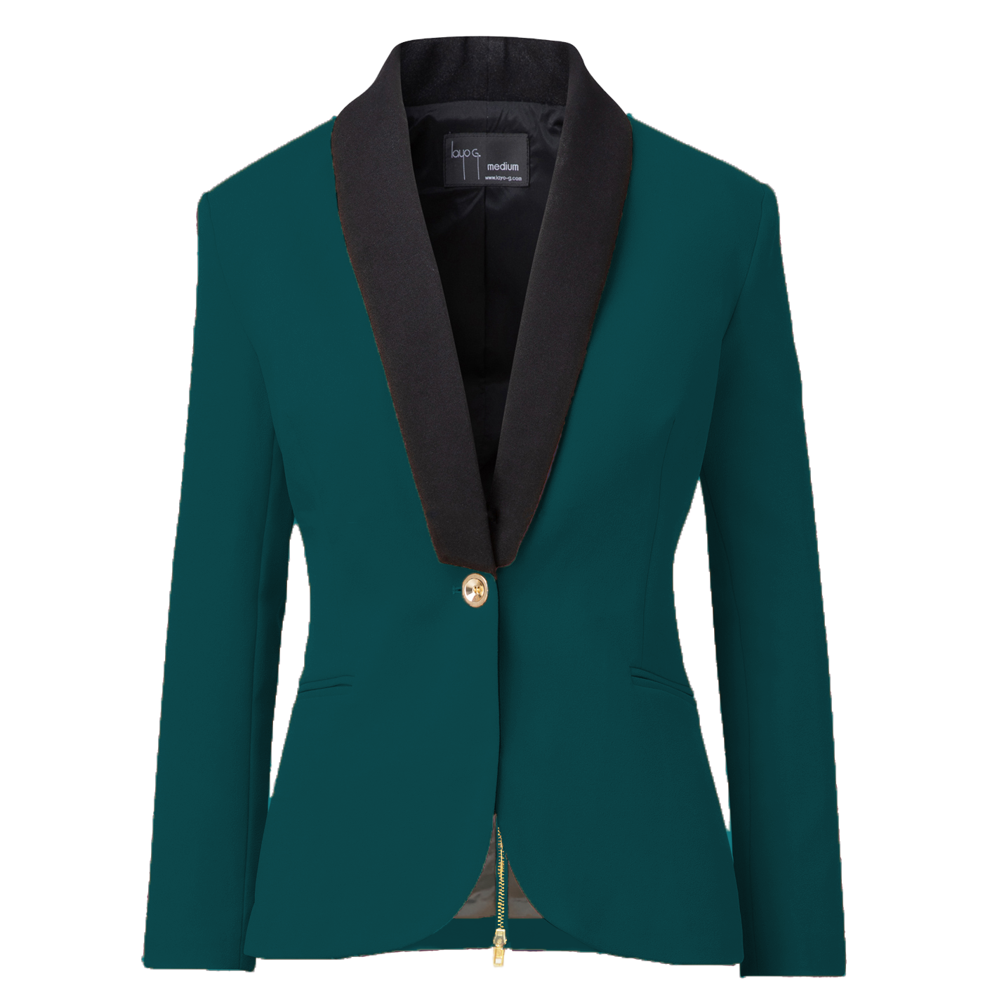 Teal Blue women’s blazer — Rebellious Boss