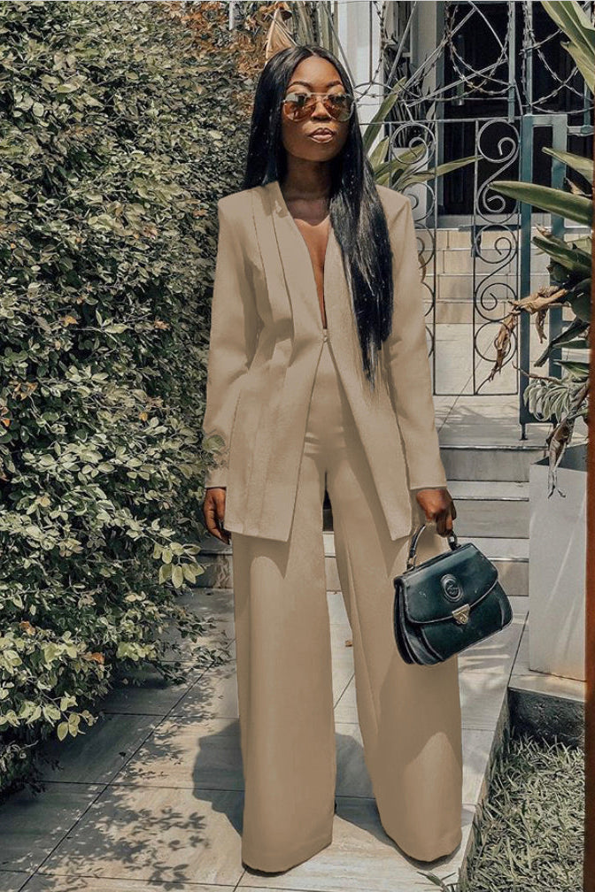 Caramel Pop tan/brown women’s blazer — Rebel Stretch