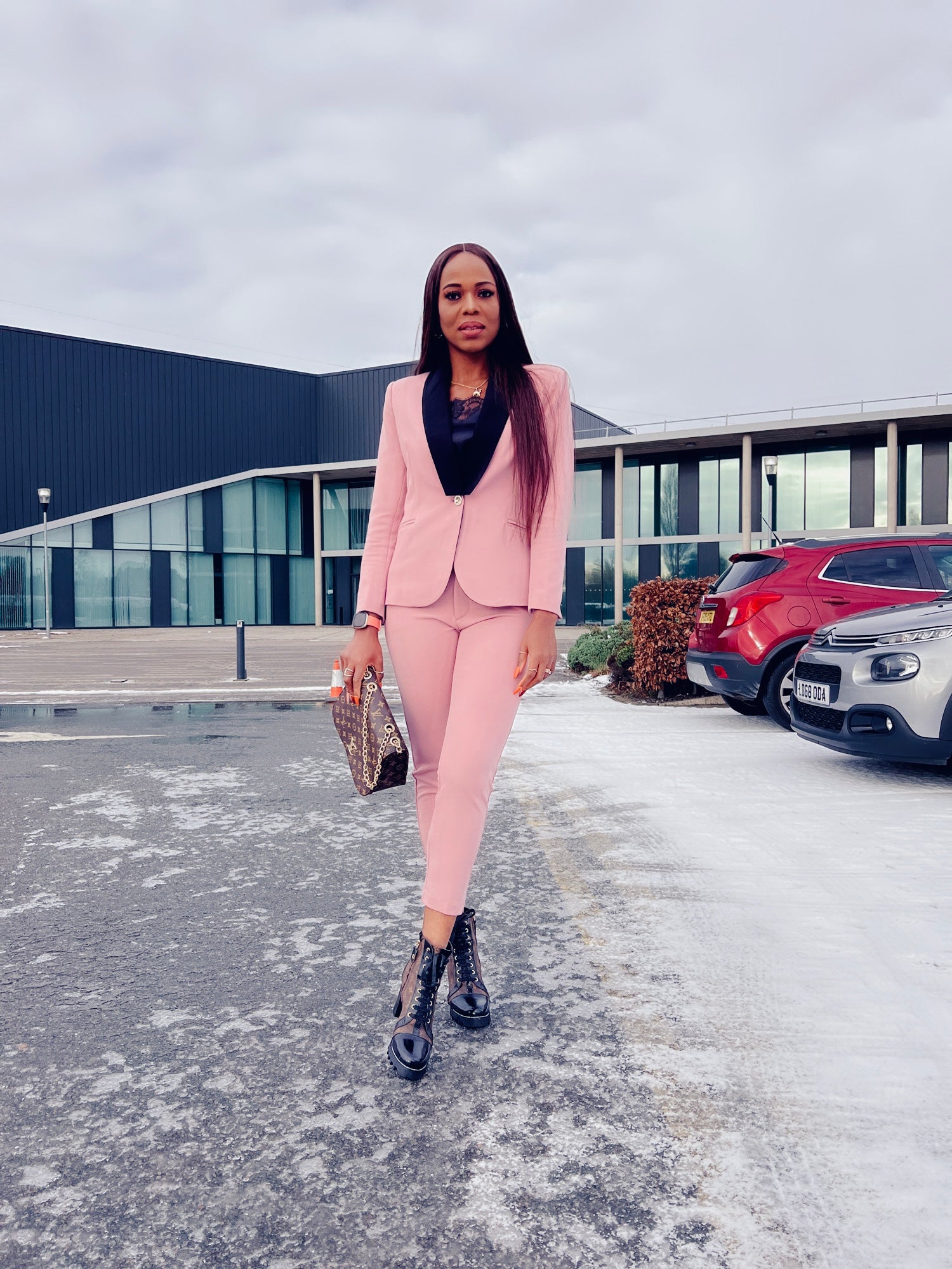 Blush Pink women’s blazer — Rebellious Boss