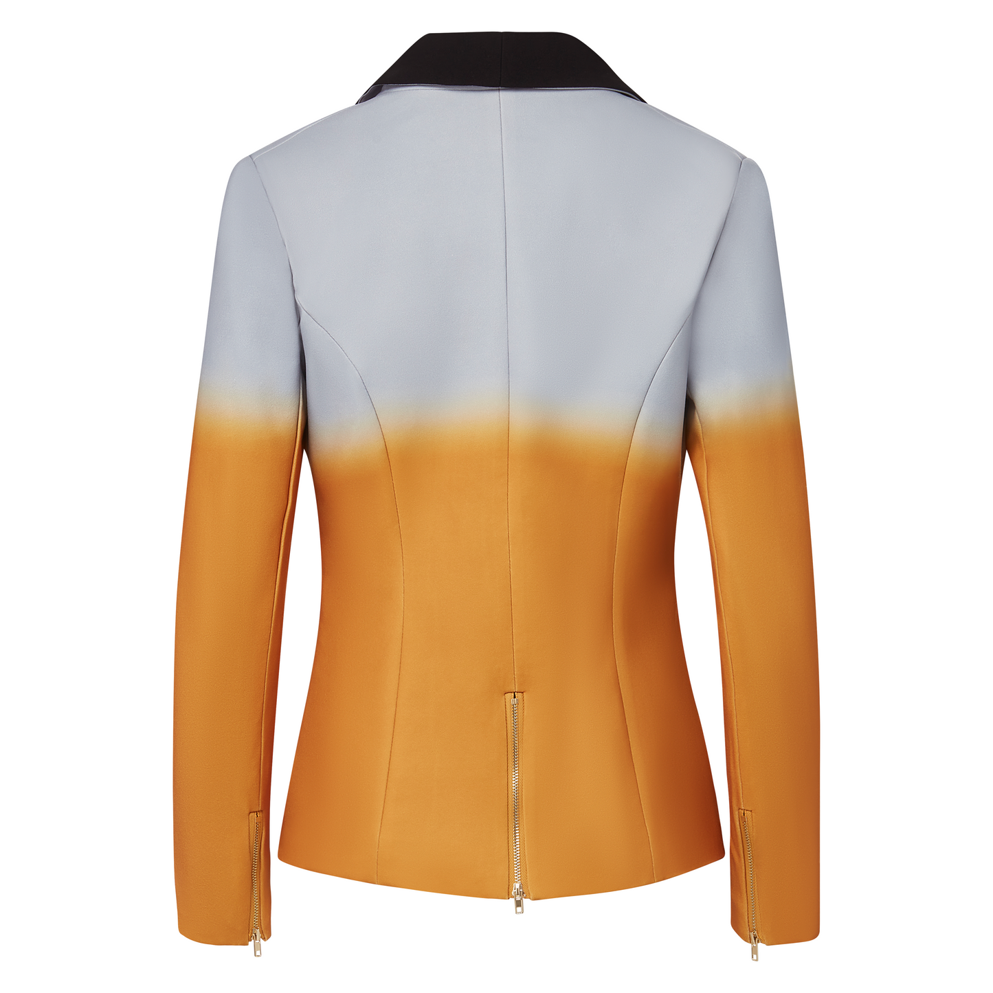 Mustard gold/yellow ombre women’s blazer — Rebellious