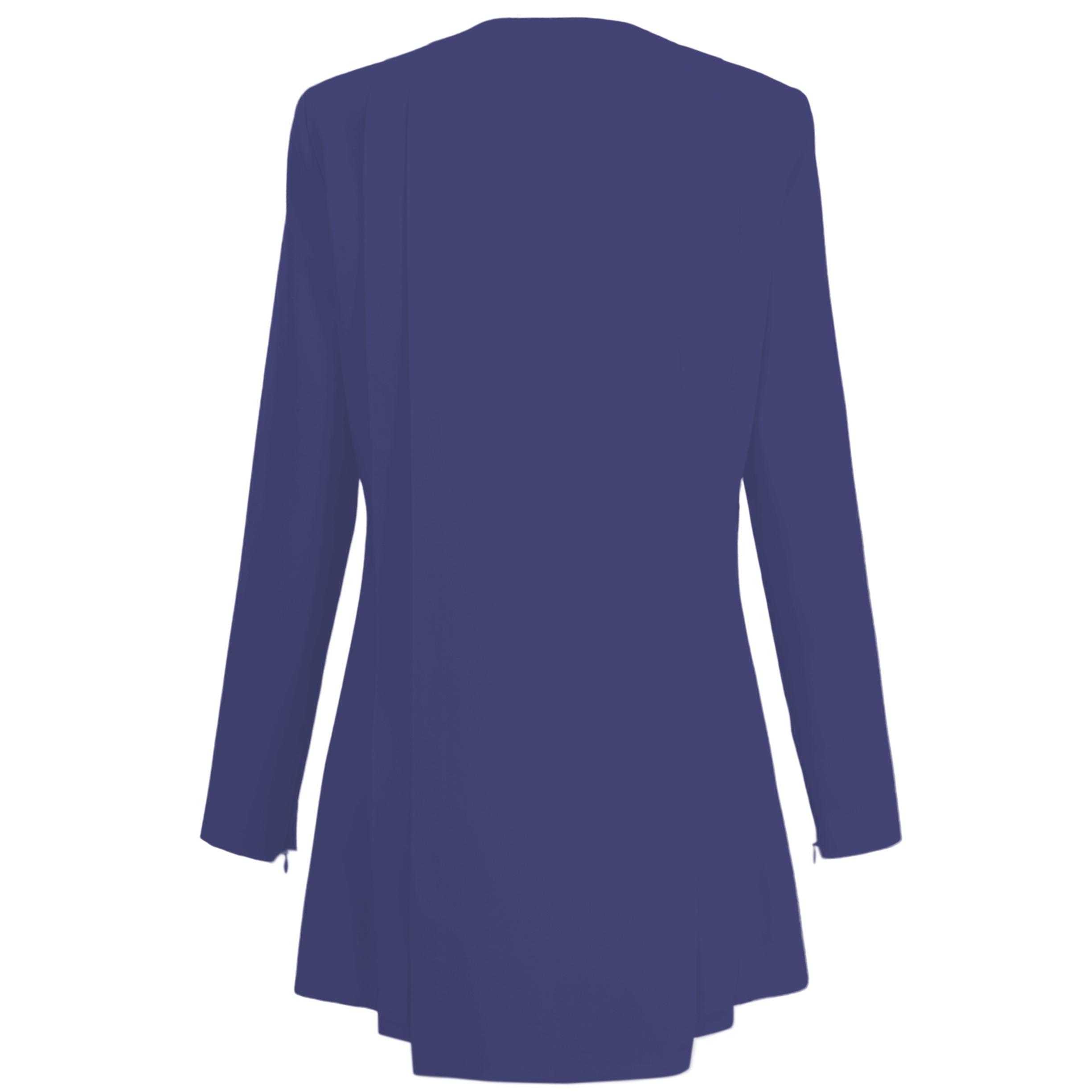 Ocean Blue Pleated Women's Blazer I Rebel