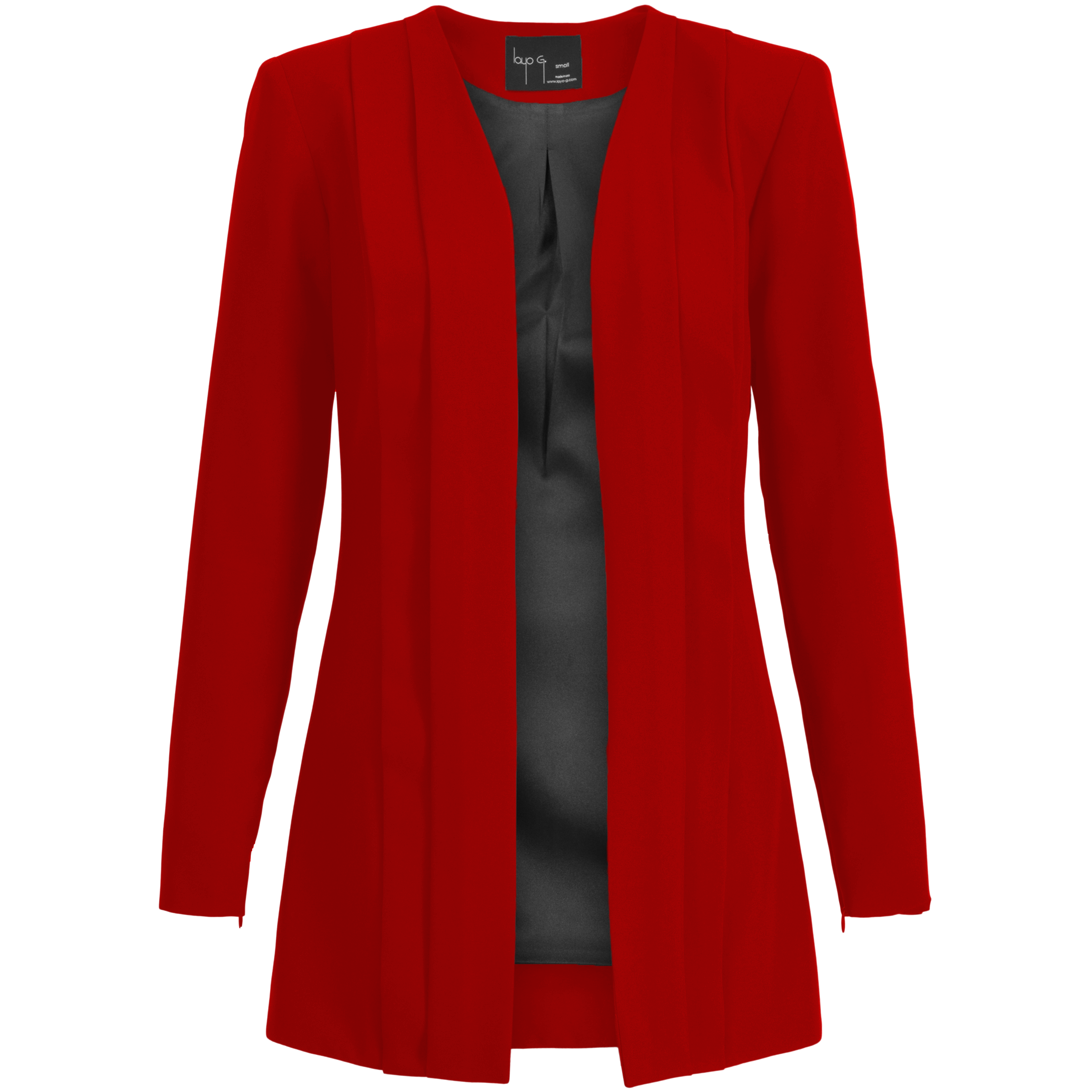 Crimson Red Stretch women’s blazer — Rebel