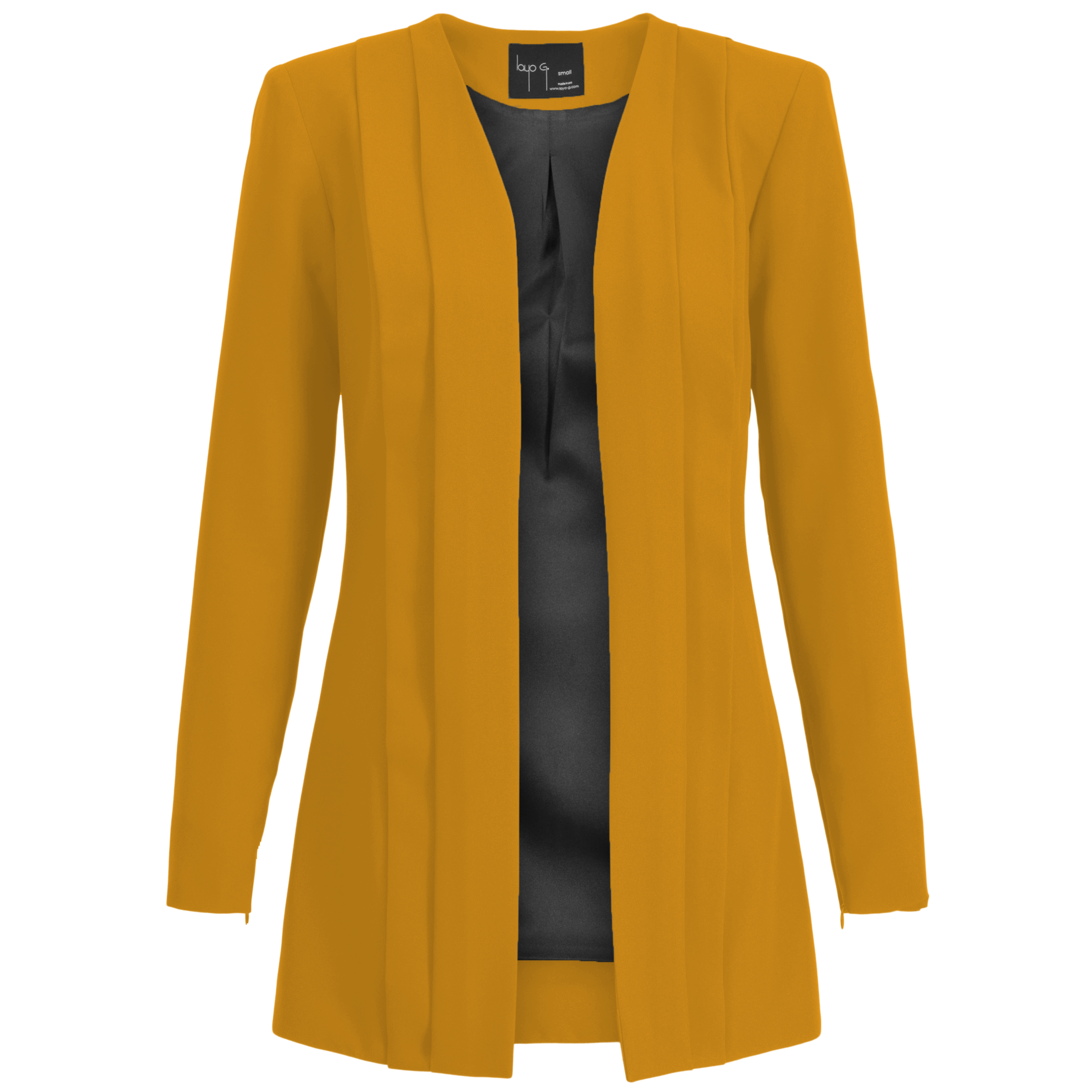 Mustard gold/yellow women’s blazer — Rebel