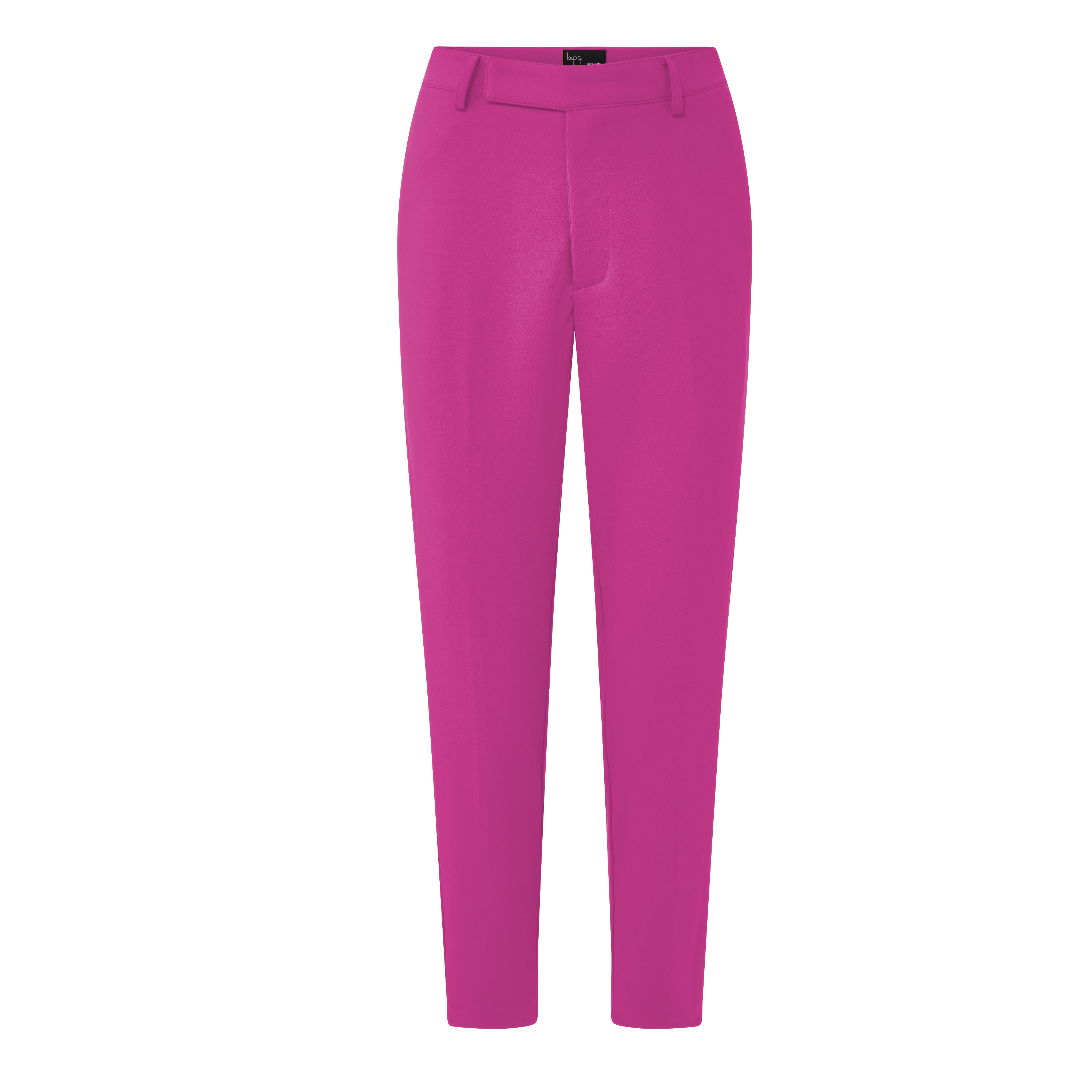 Platinum Pink Women's Stretch Dress Pants — Crop Cut