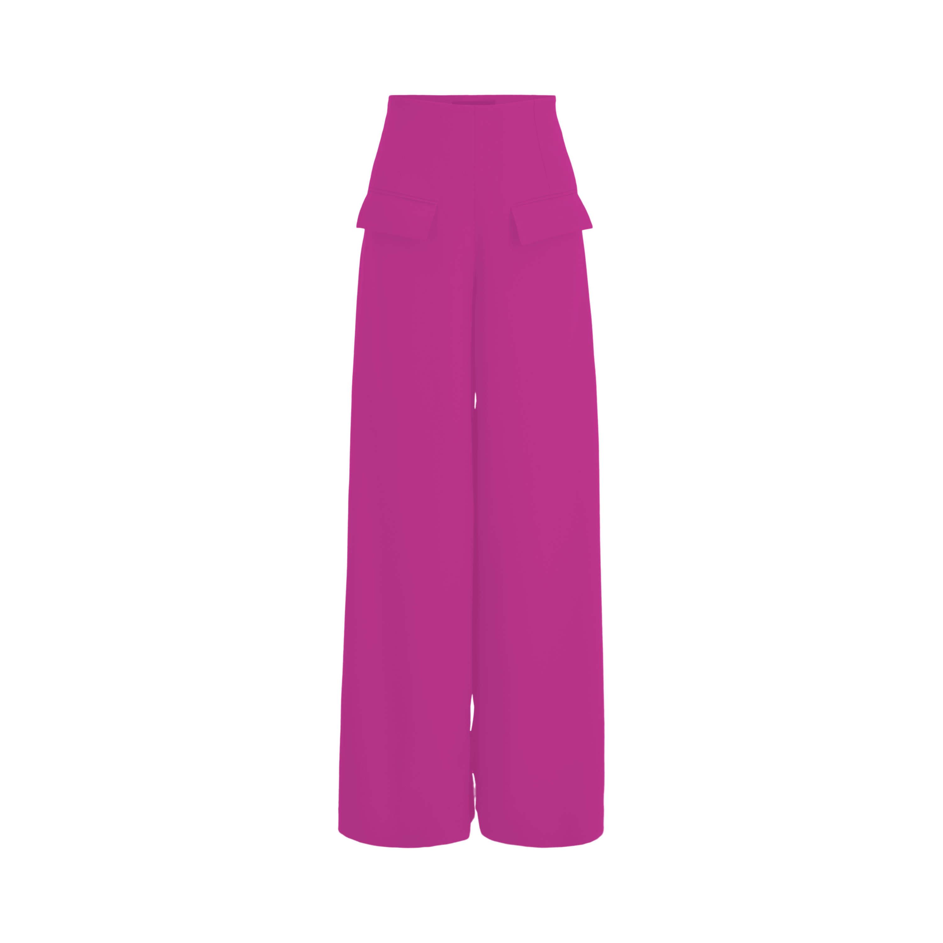 Wide-Leg Dress Pants — Platinum Pink