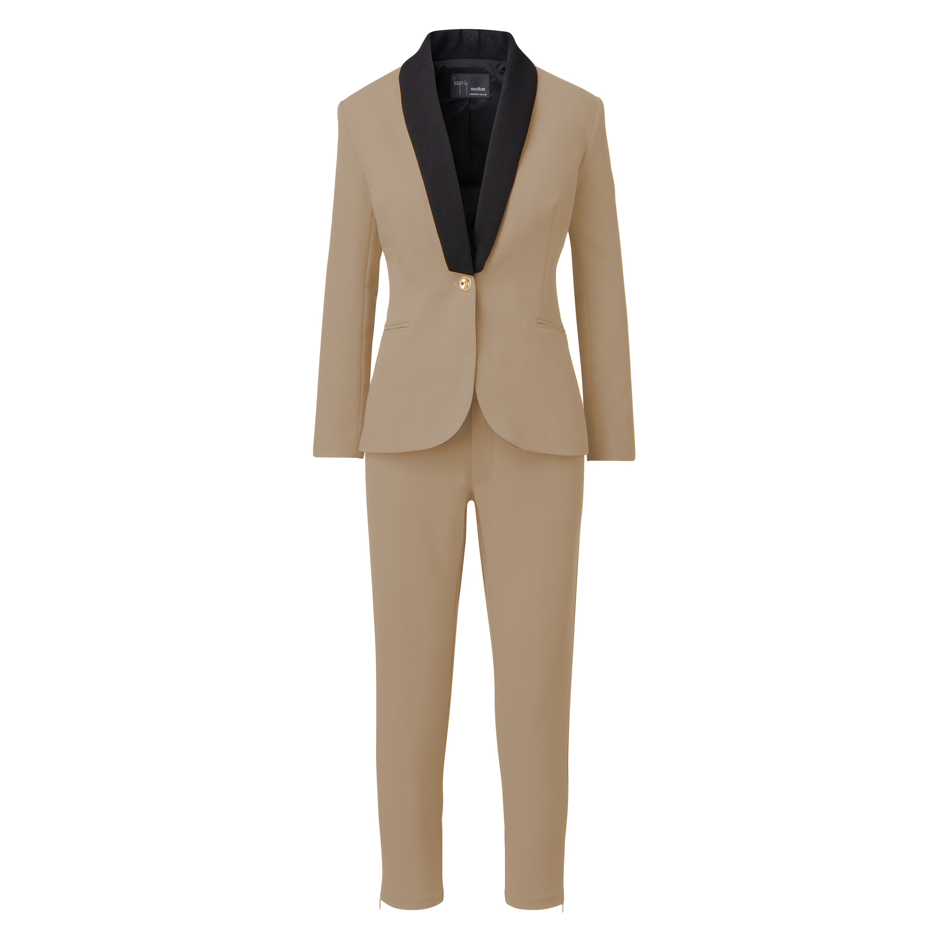 Caramel Pop tan/brown women’s blazer — Rebellious Boss