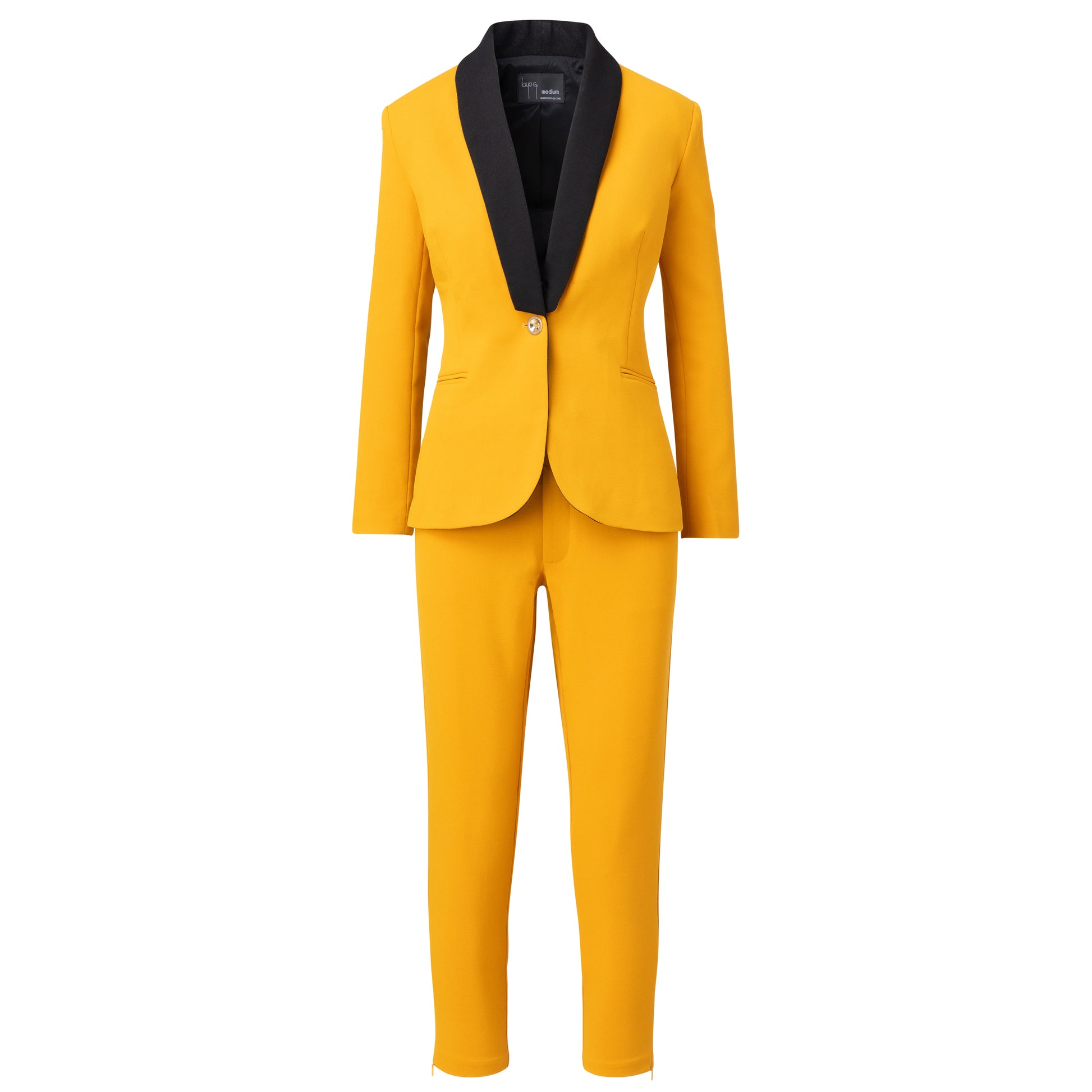 A Bad Ass Mustard Gold Suit