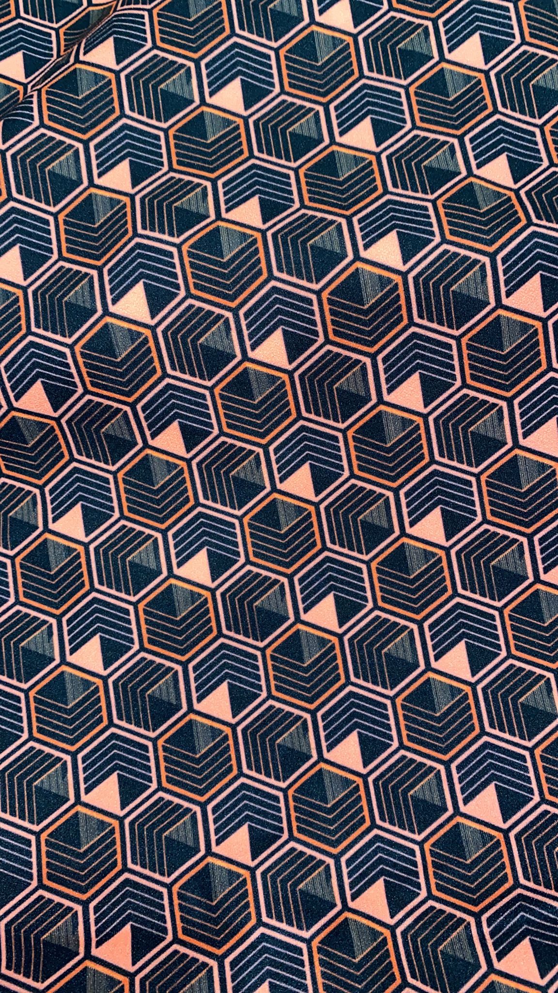 Coral Pink women’s suit set — Rebellious patterned stretch