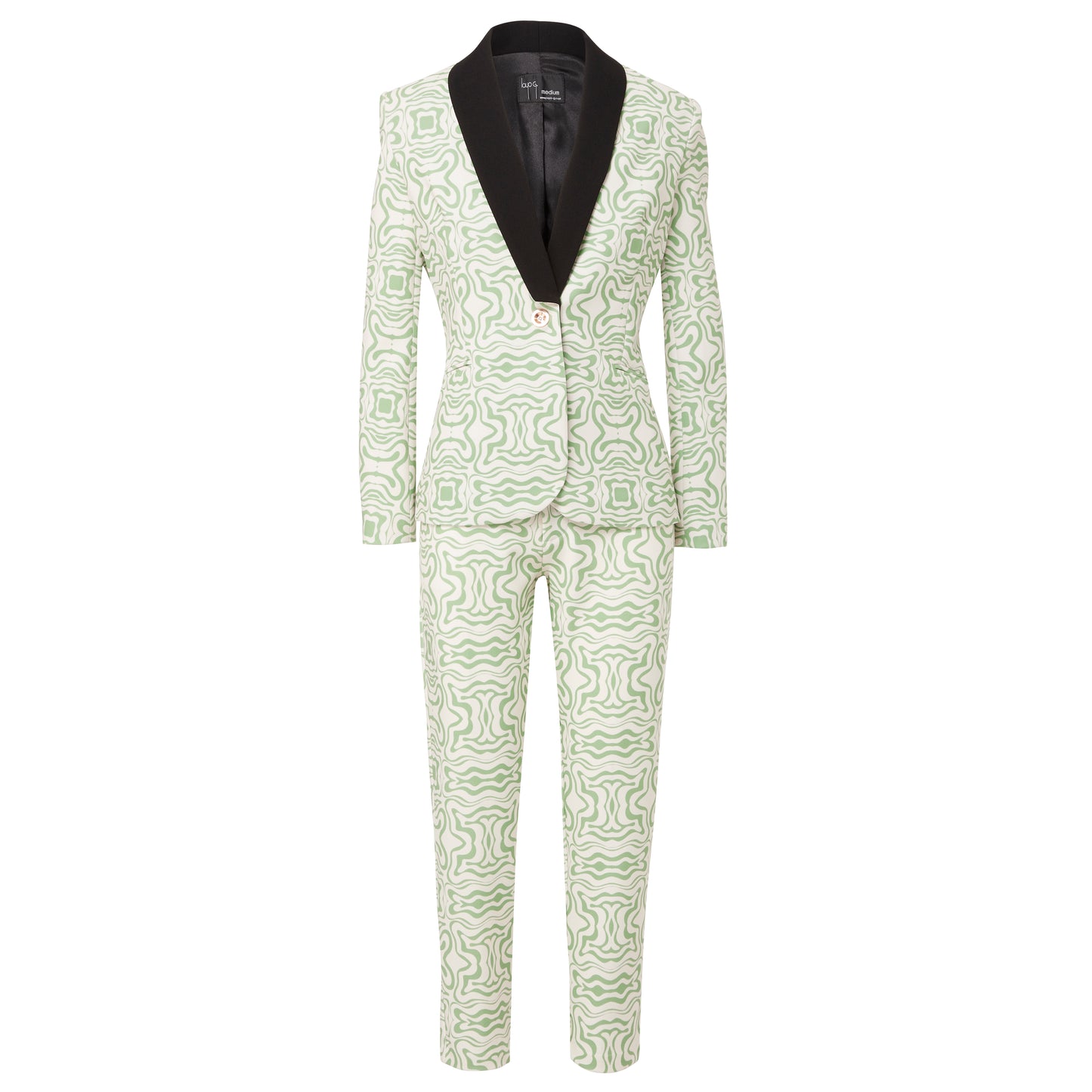 A Rebellious Leggings Suit Set - Sage Green Pattern