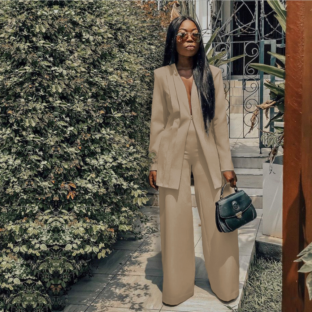Black Owned Fashion Brand For Edgy Professionals Blazer Pants