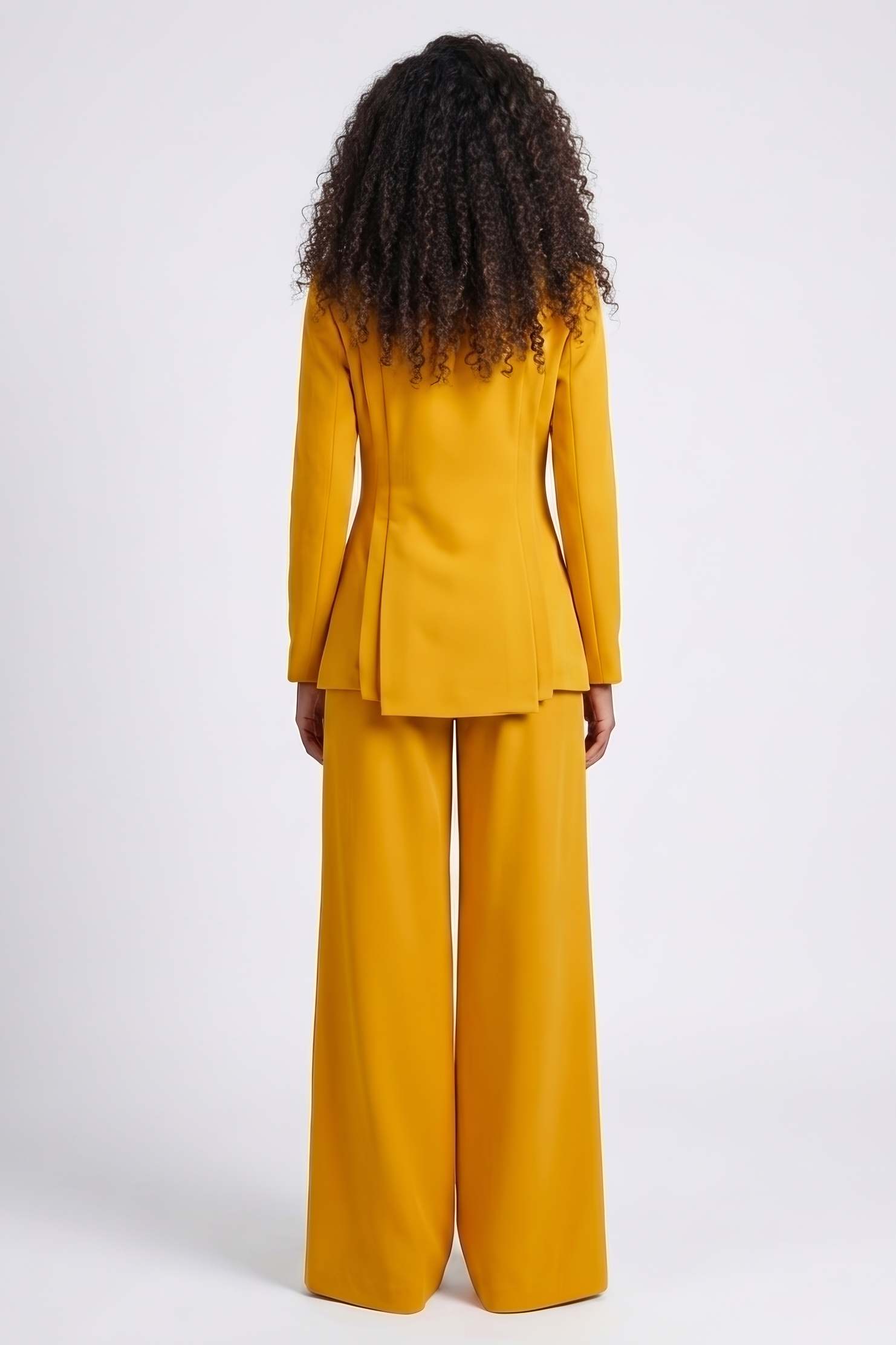 Mustard gold/yellow women’s blazer —  Rebel