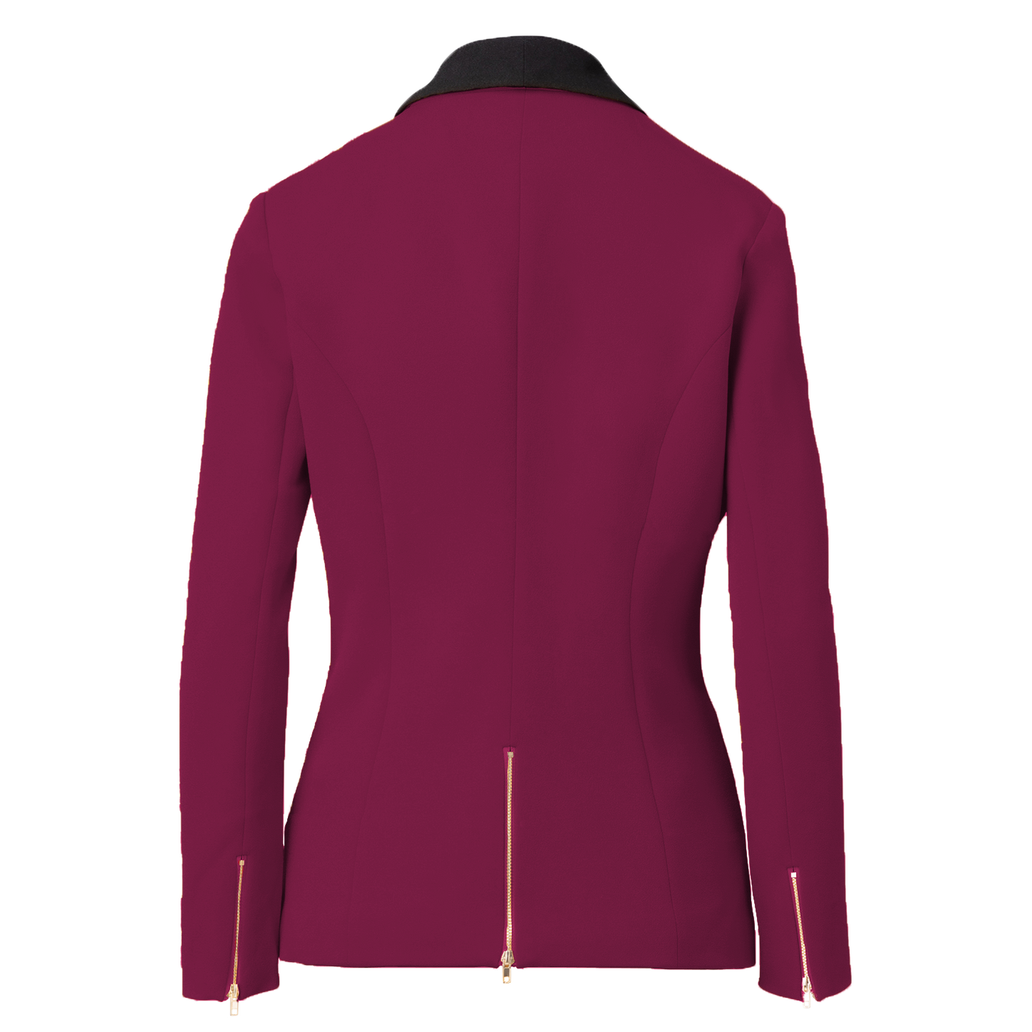Rebellious Stretch Boss Blazer - Fuchsia