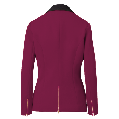 Rebellious Stretch Boss Blazer - Fuchsia