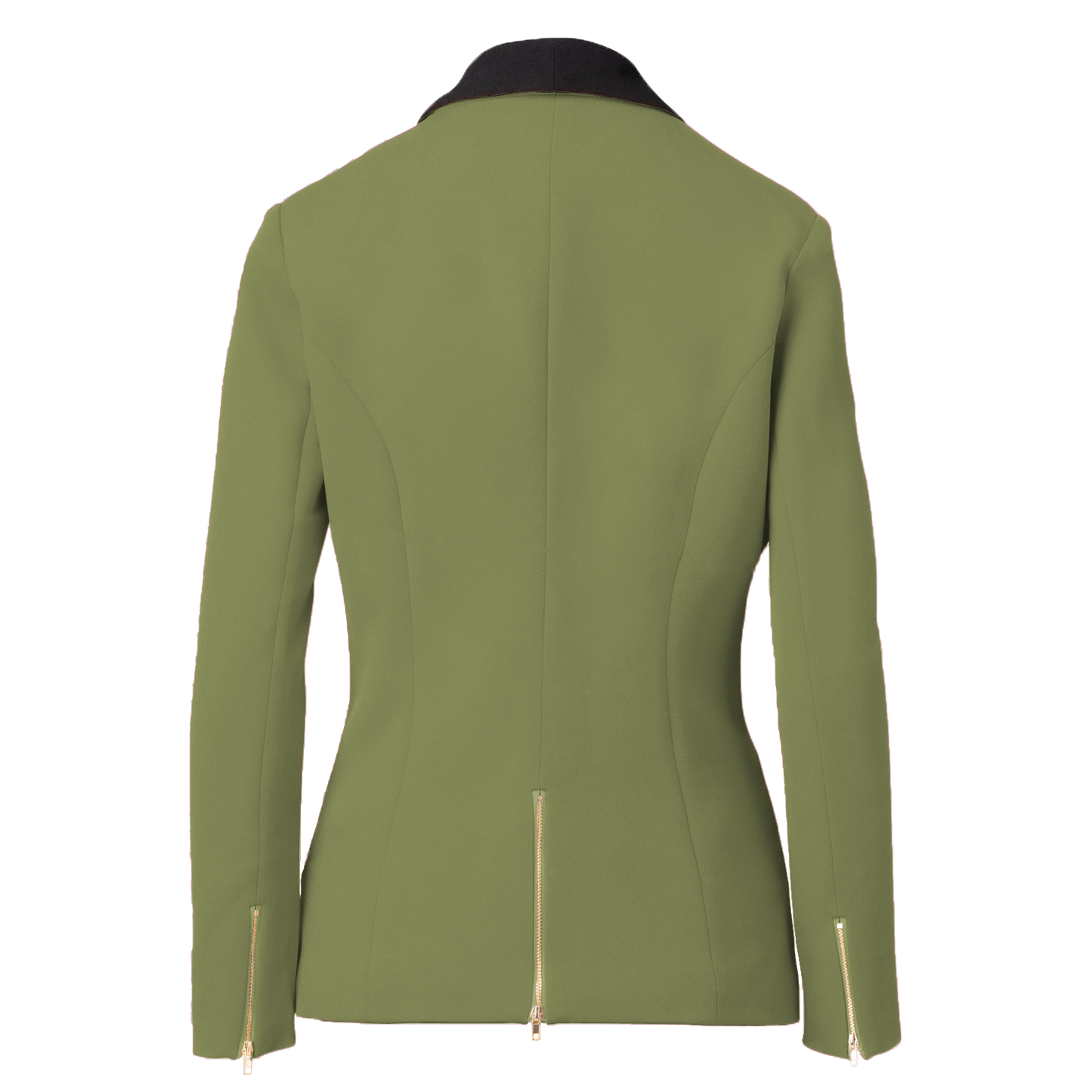 Rebellious Stretch Boss Blazer - Olive Green