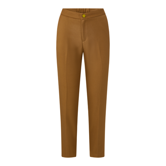 Deal Closer Straight Leg Pants - Camel Brown