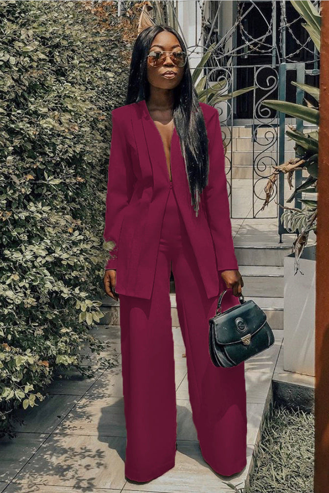 Fuchsia pink/purple women’s blazer —  Rebel