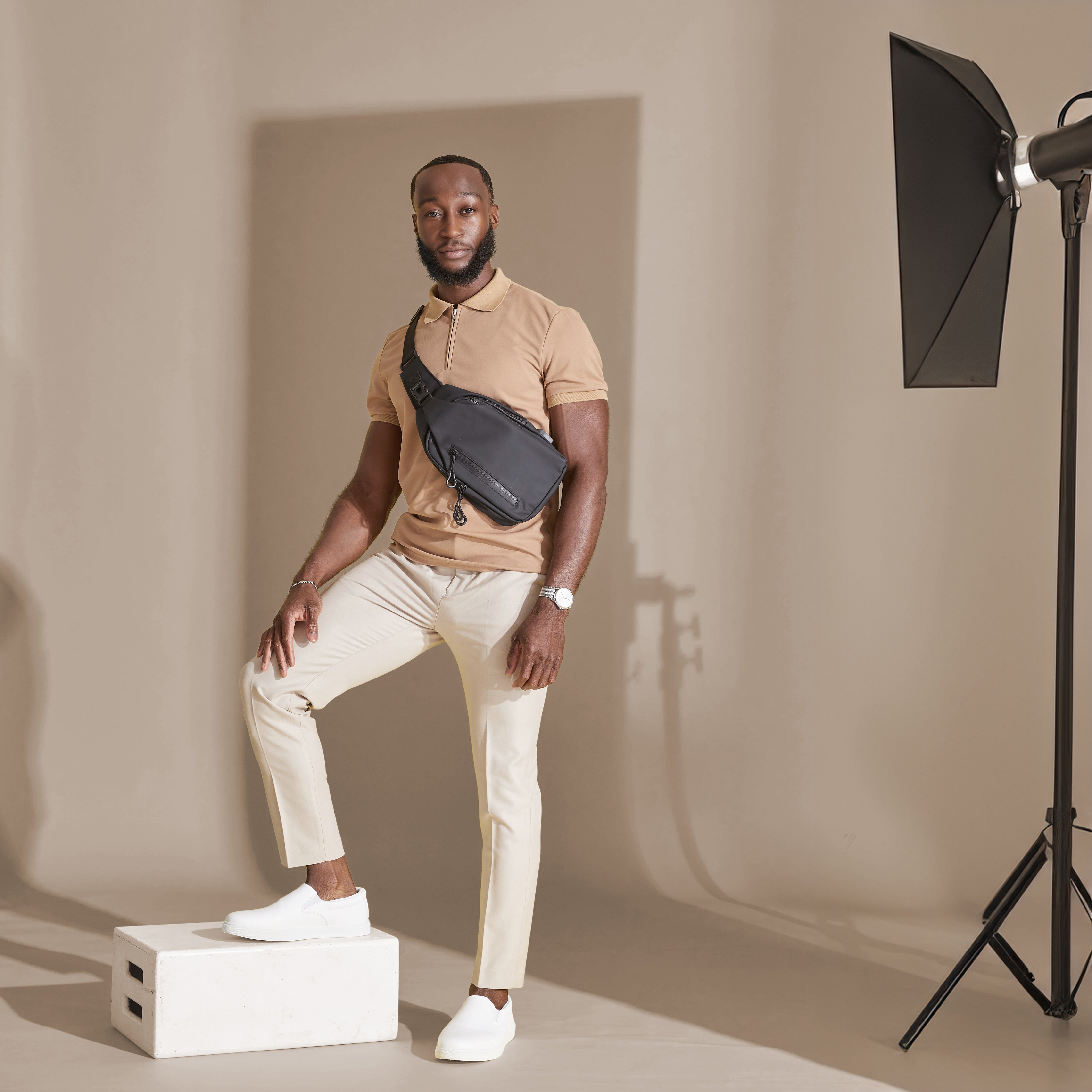 Men's Pants - Caramel Cream