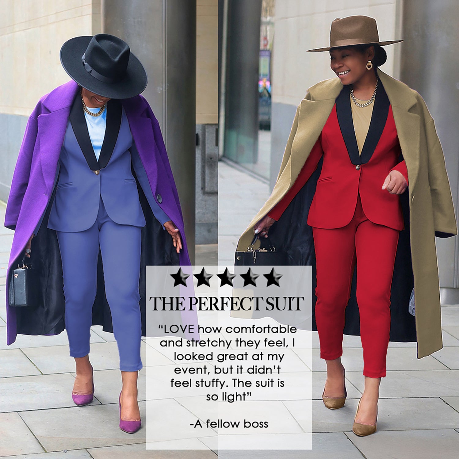 Crimson Red women’s suit set — Rebellious