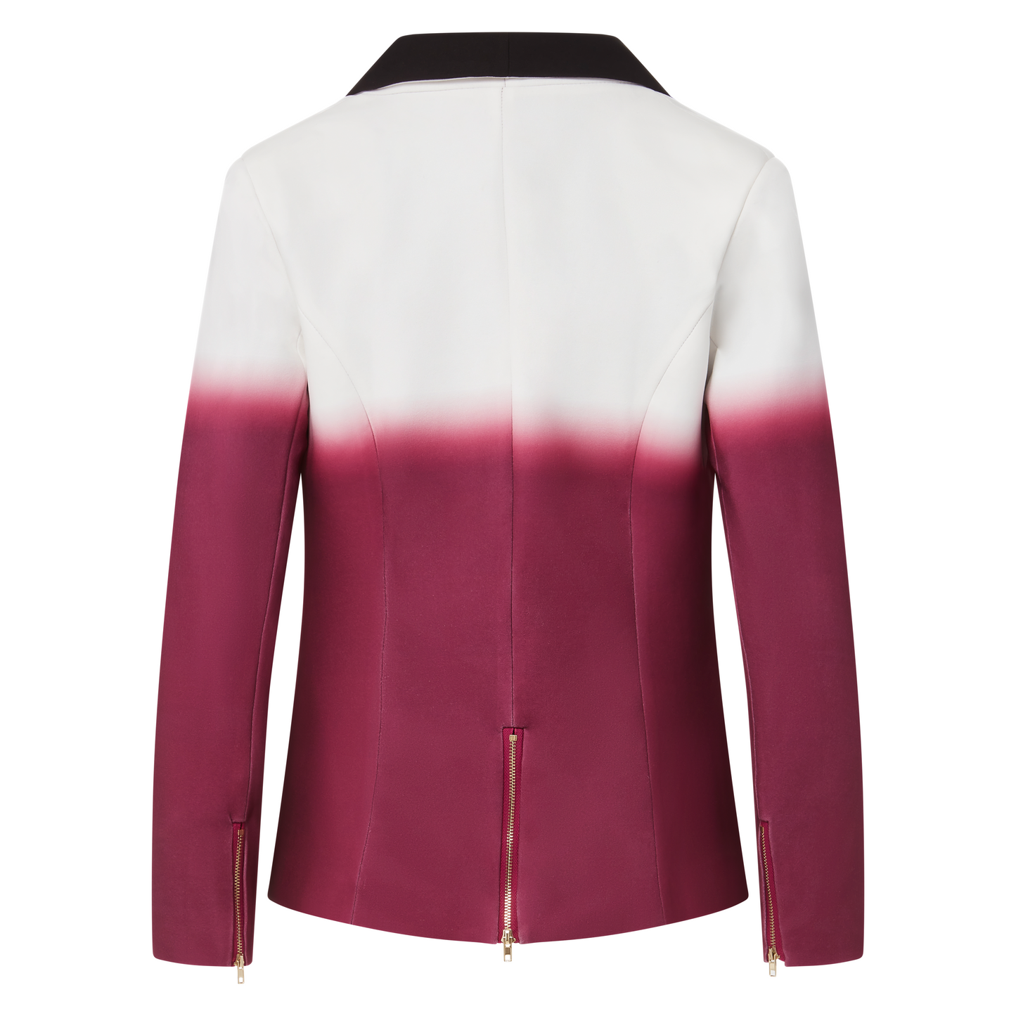 Rebellious Ombre Stretch Blazer - Fuchsia Ombre