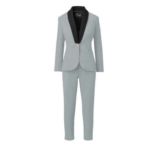 A Rebellious Leggings Suit Set- Seafoam Gray