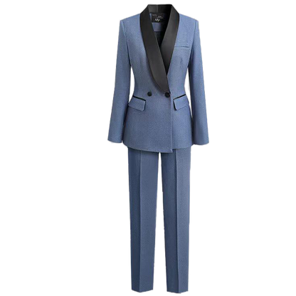 Ice Cold Straight Leg Pants - Icy Blue