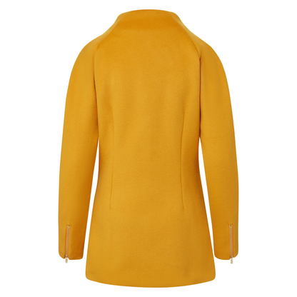 Lady Boss Coat - Mustard Gold