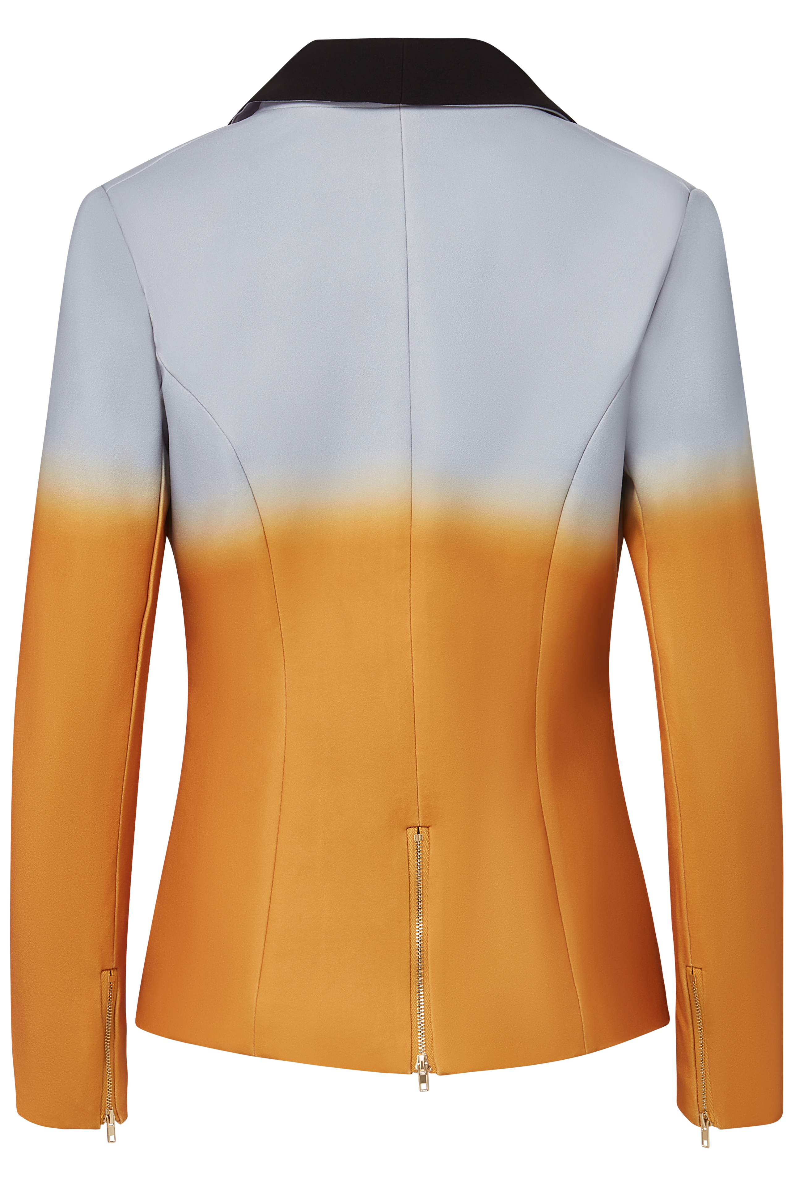 Mustard gold/yellow ombre women’s blazer —  Rebellious