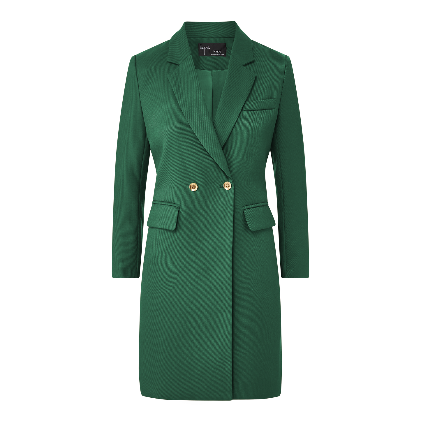 Deal Closer Outer Coat - Emerald Green