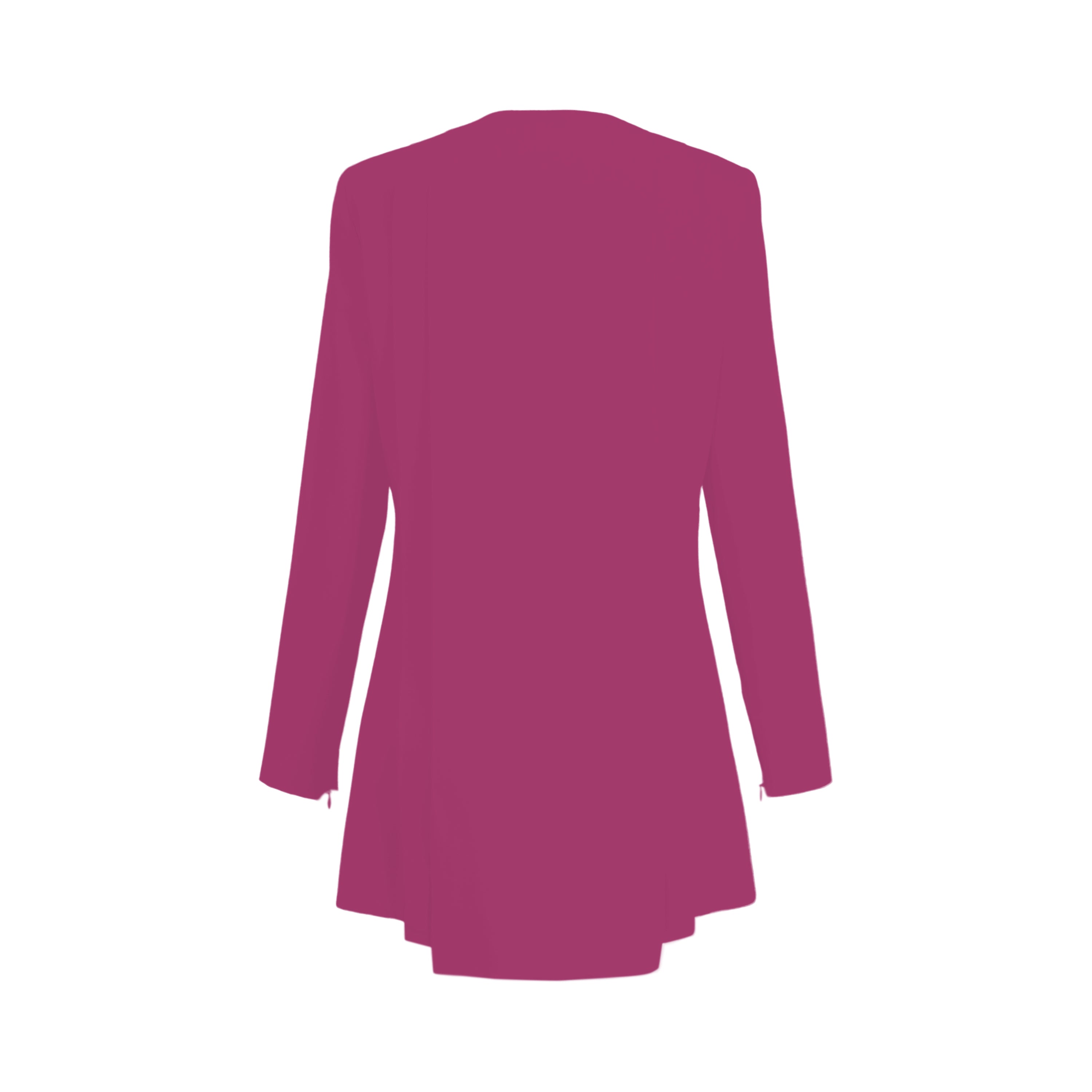 Platinum Pink Stretch Women’s Pleated Blazer