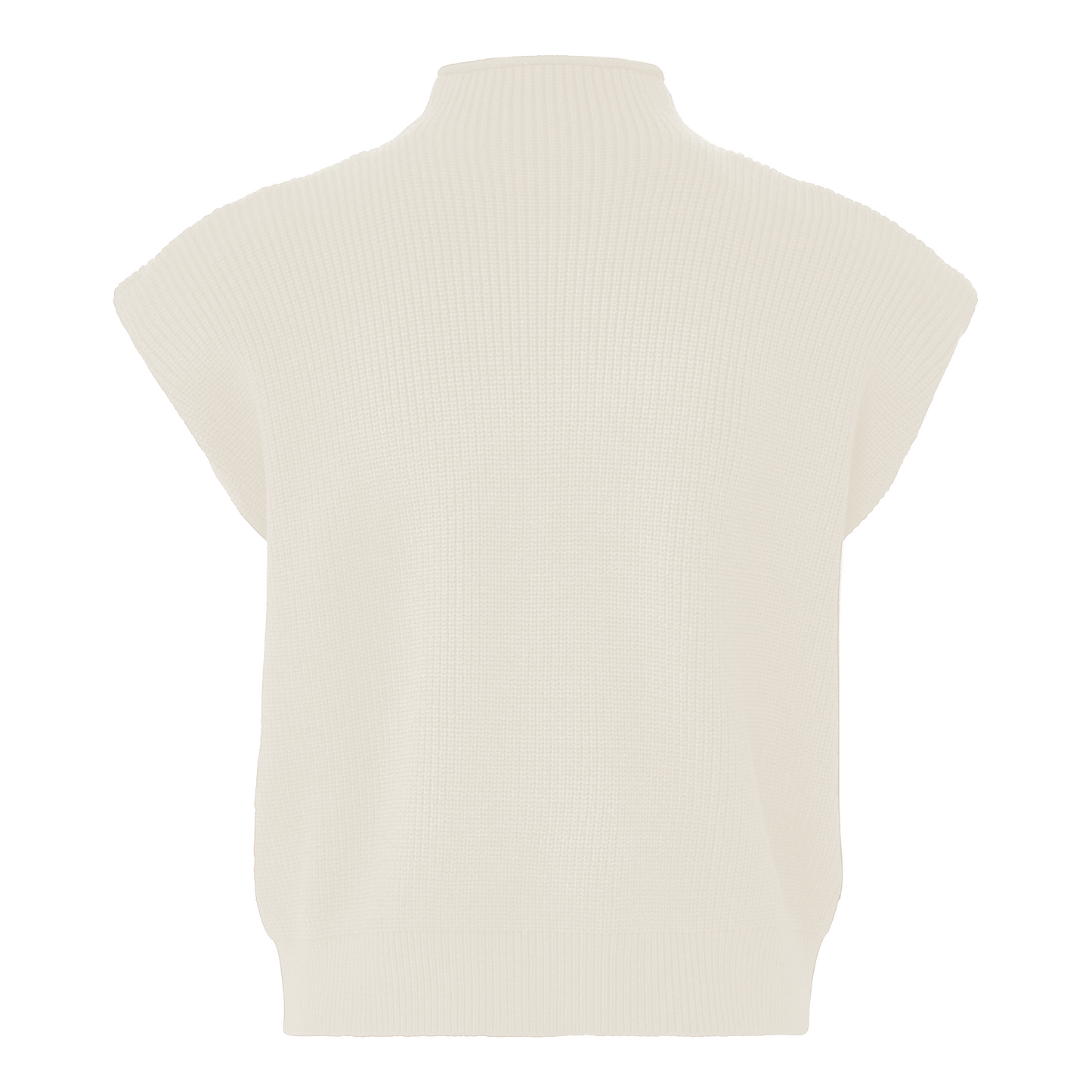 Sleeveless Sweater Top - Cream