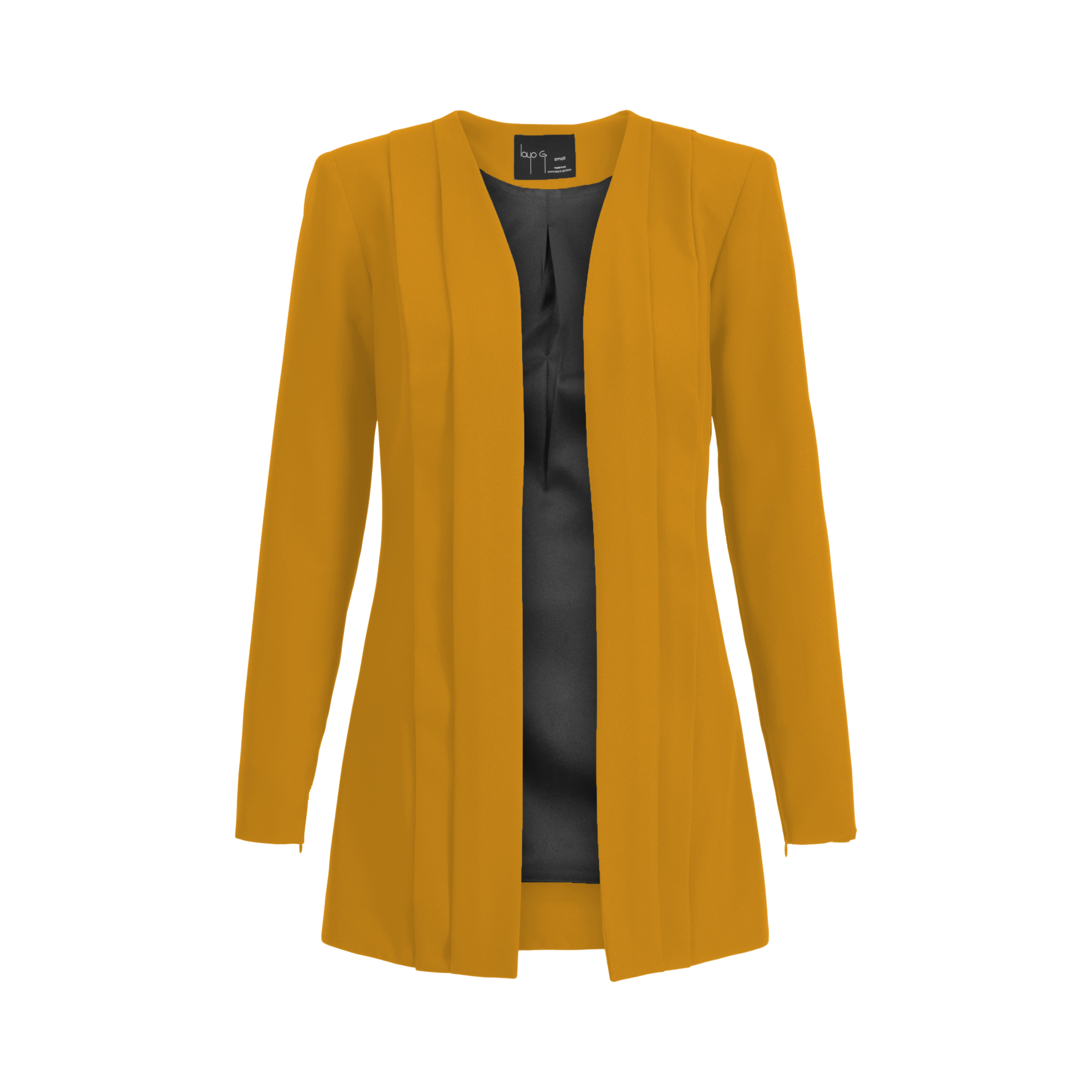 Mustard gold/yellow women’s blazer —  Rebel
