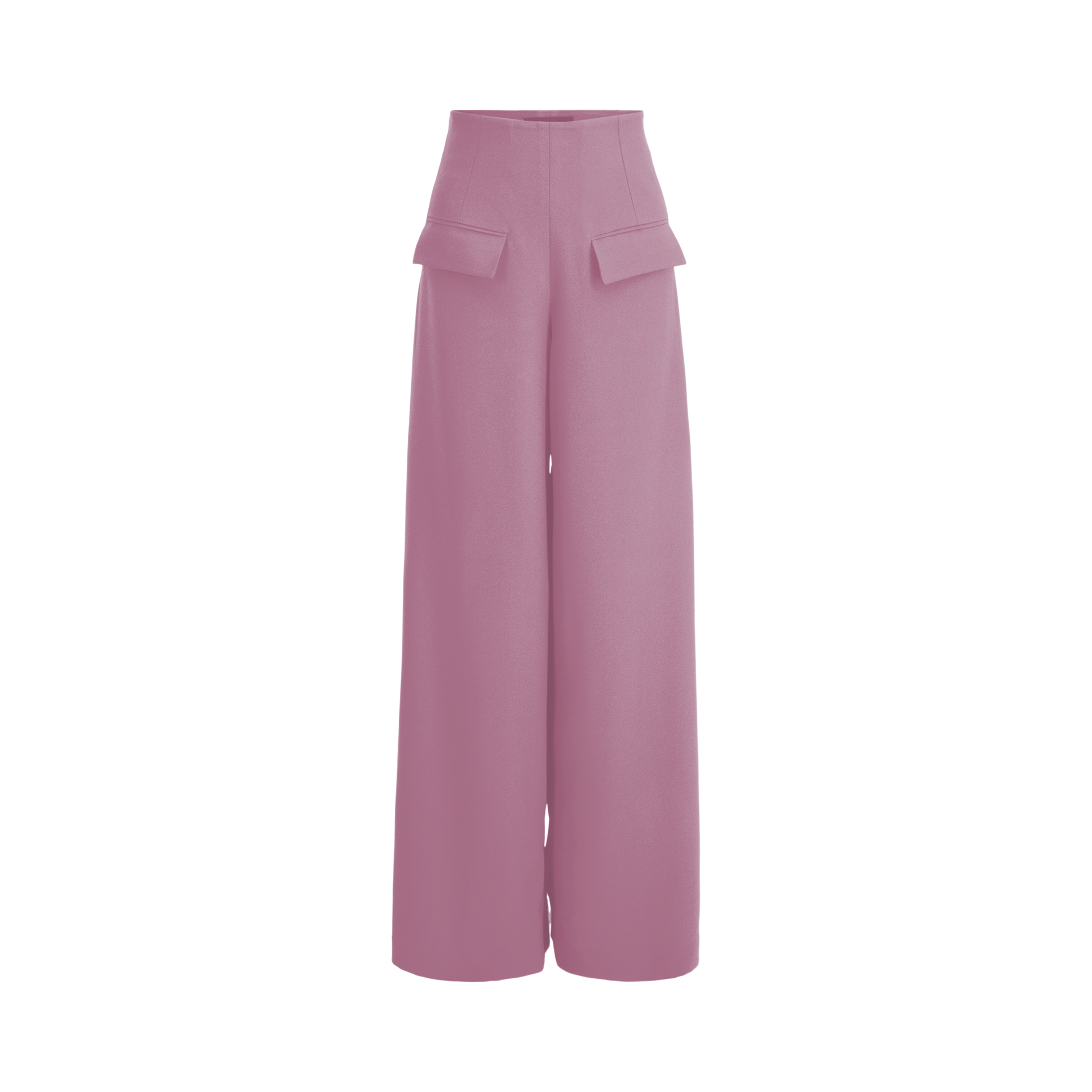 Exquise Wide Leg Trousers In Pink - Blush Boutique