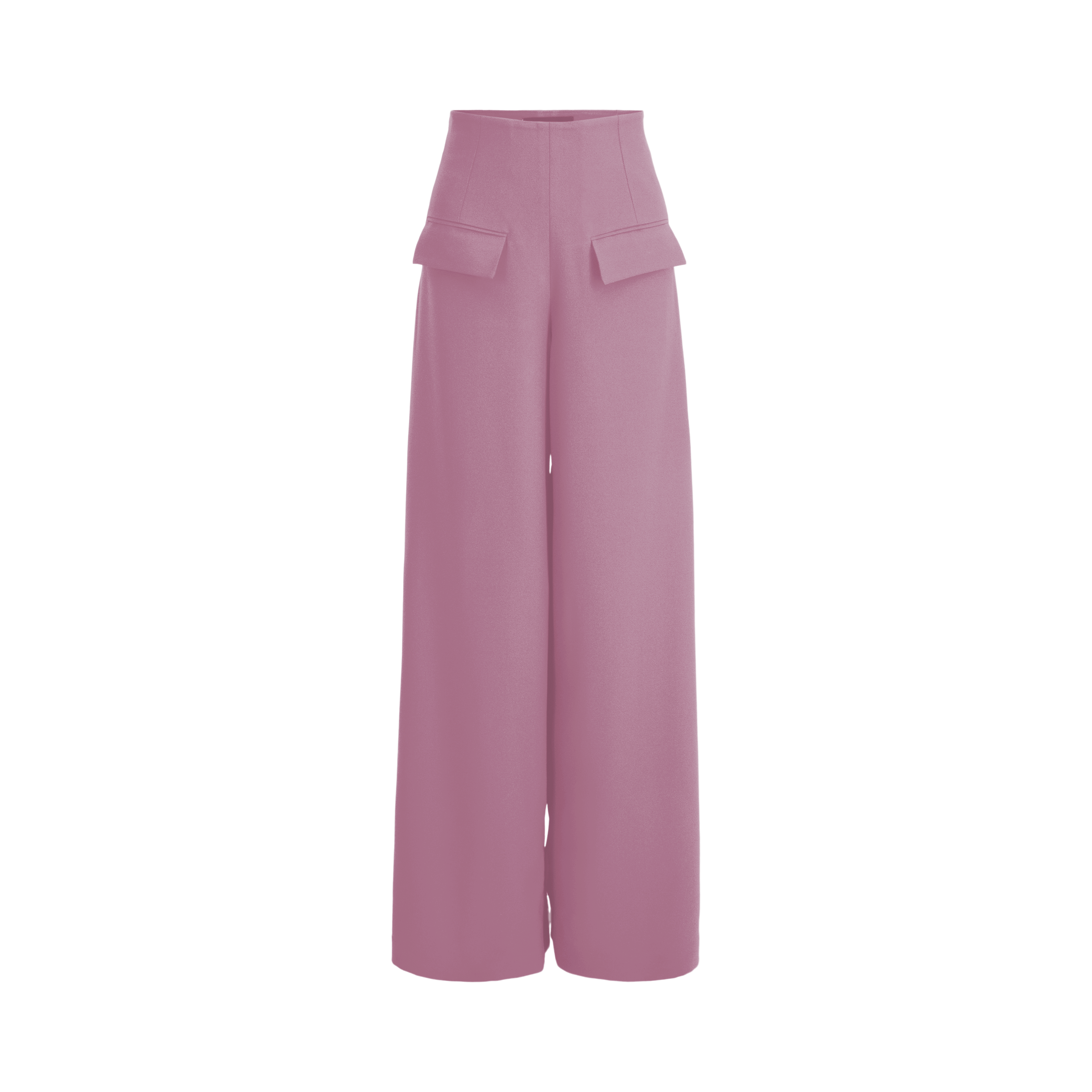 Wide-leg dress pants — Blush pink