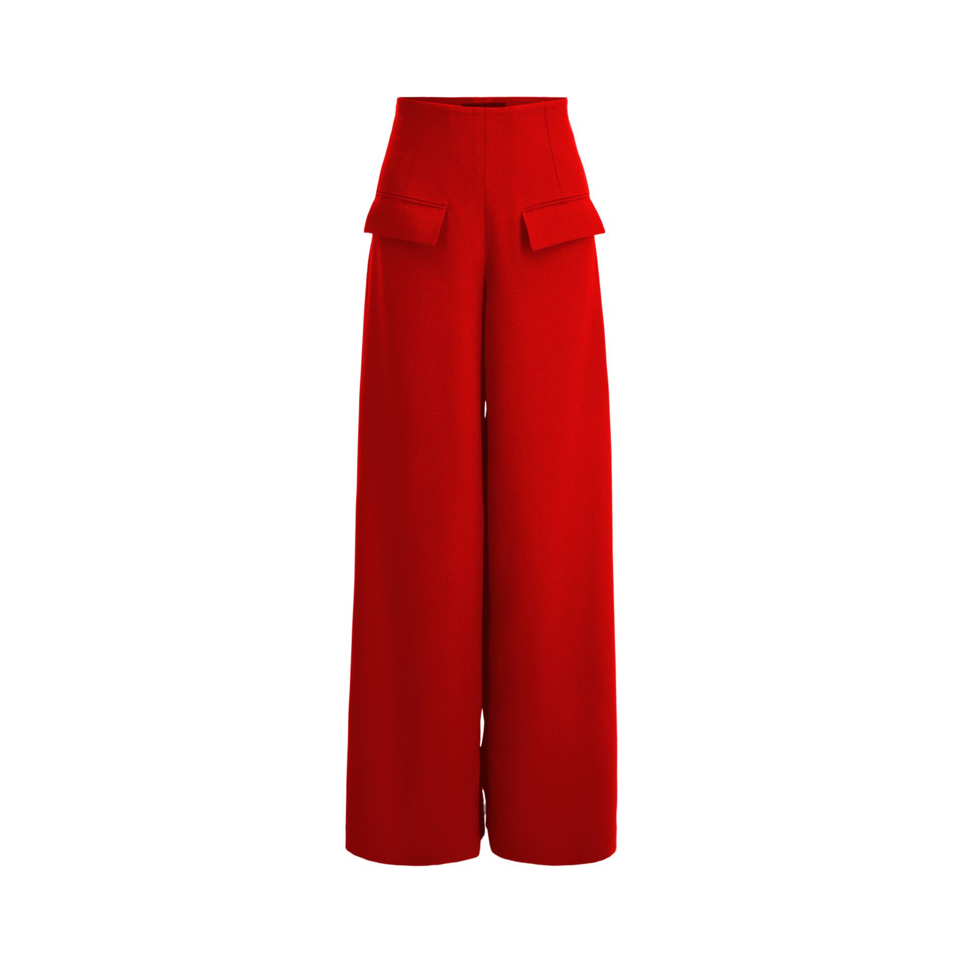 Crimson Red Colour Lycra Pants