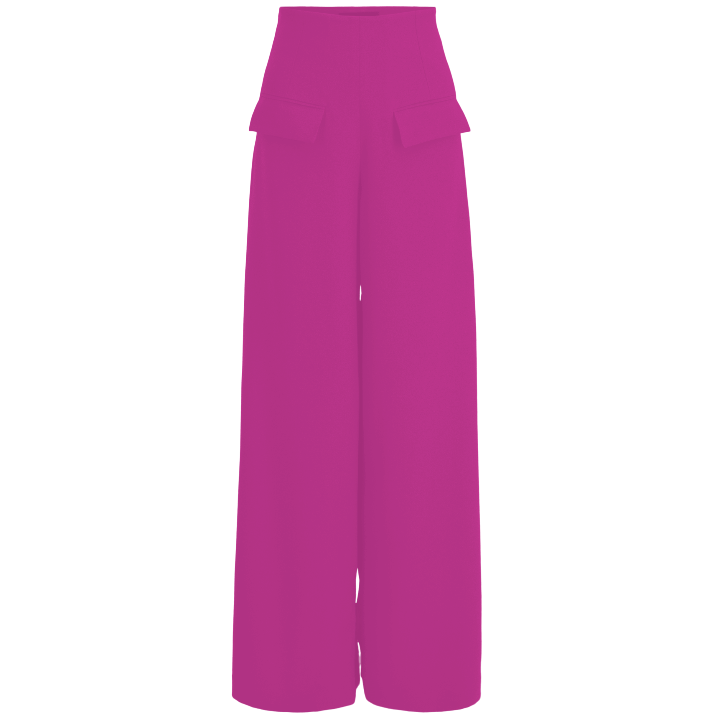 Wide-Leg Dress Pants — Platinum Pink