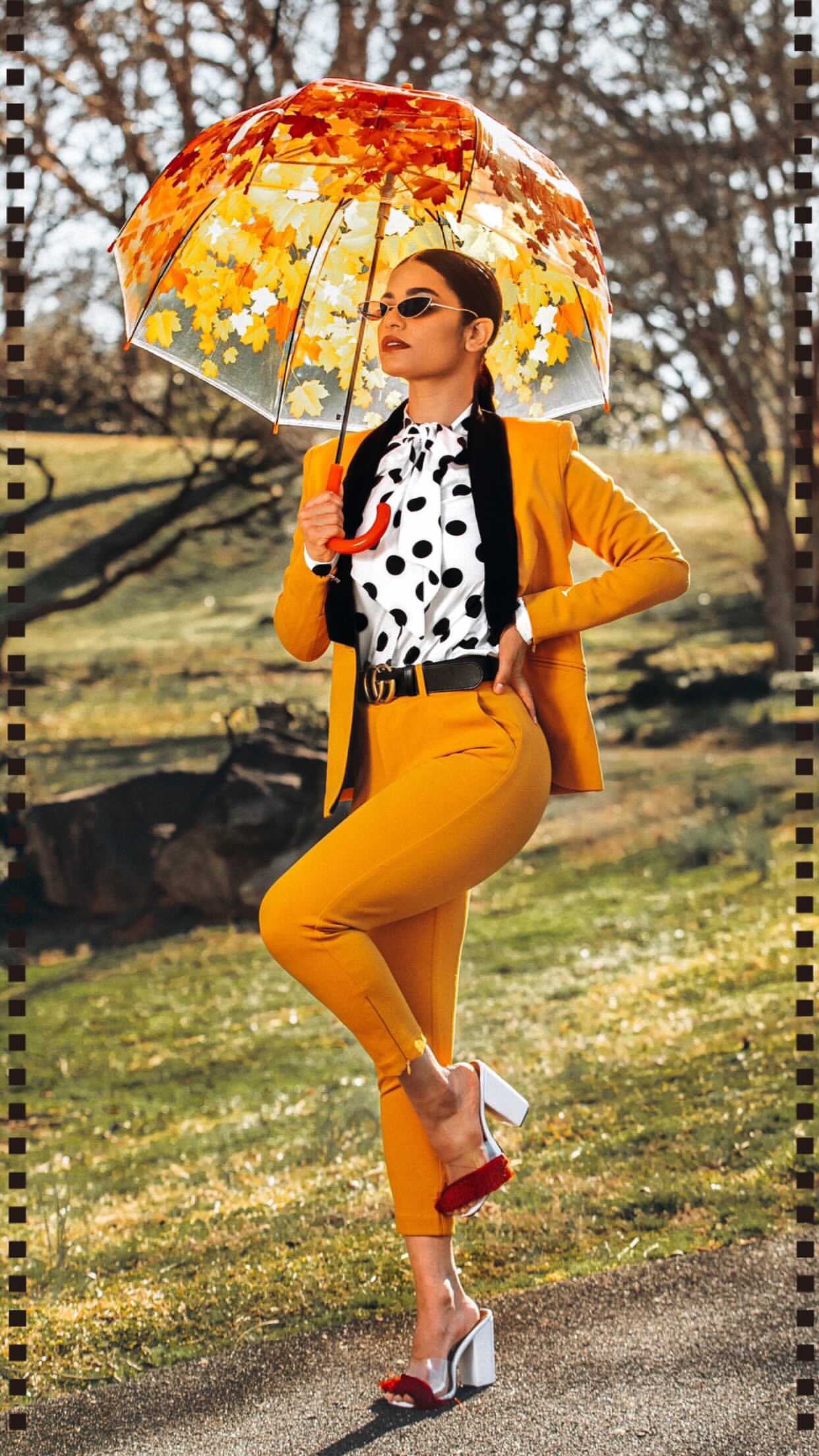 A Rebellious Leggings Suit Set - Mustard Gold