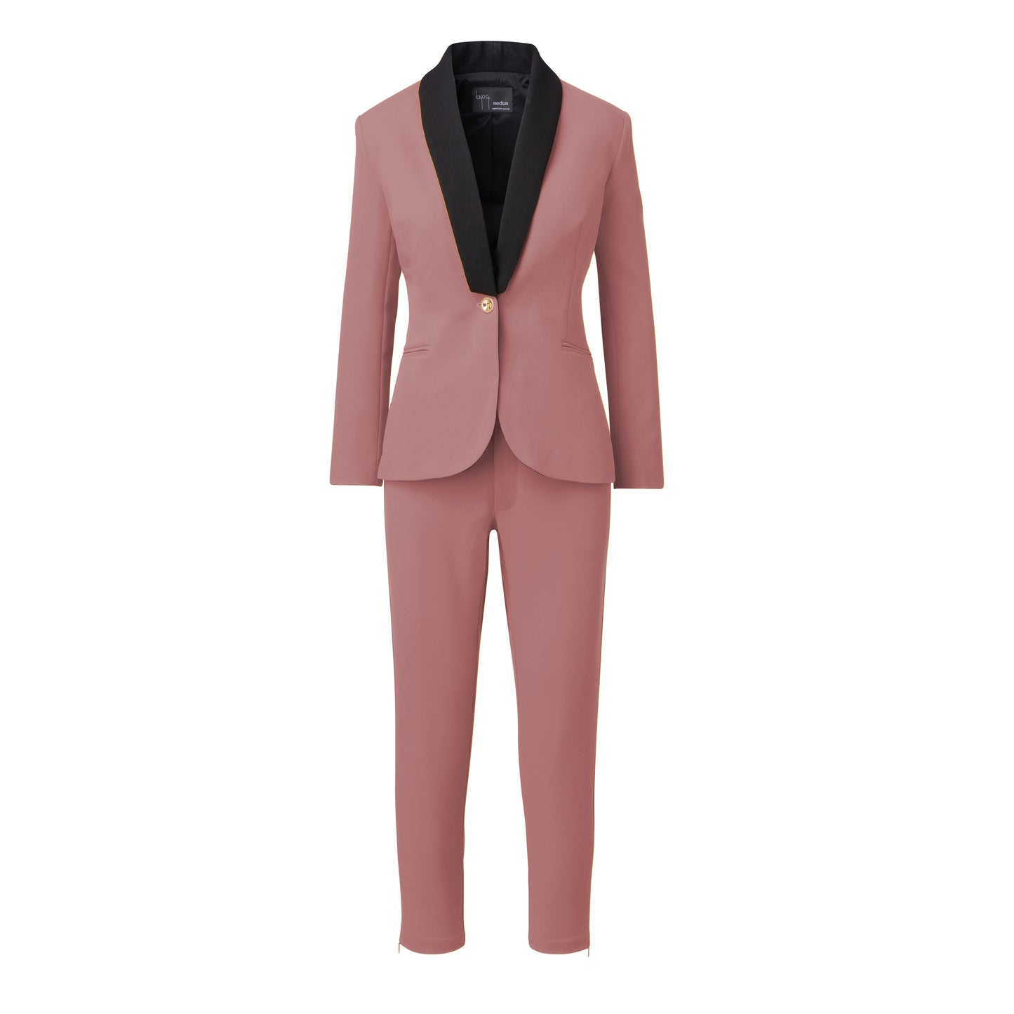 Rebellious Stretch Boss Blazer - Blush