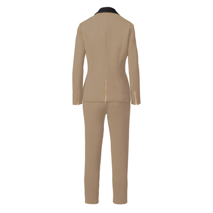 Rebellious Boss Blazer - Caramel Pop