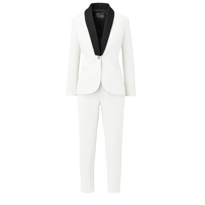 A Rebellious Leggings Suit Set- White