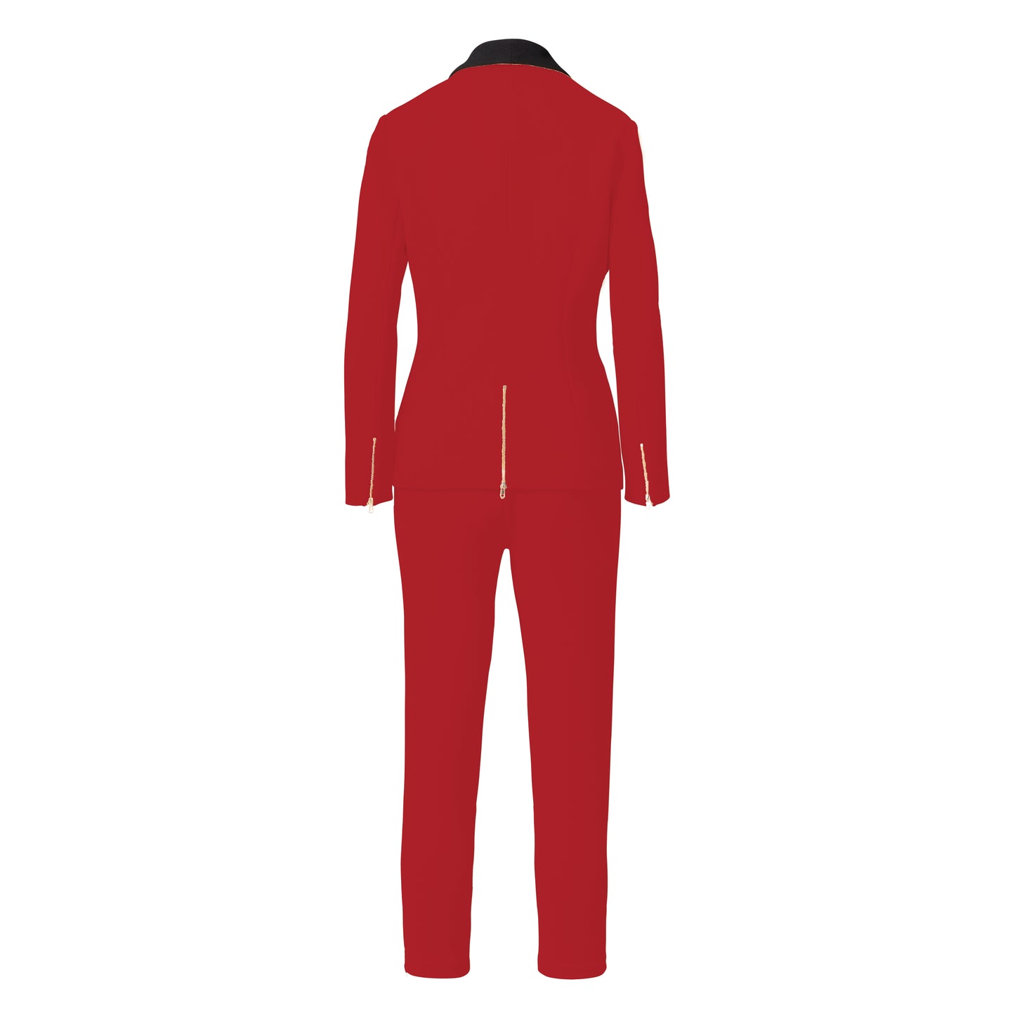 A Rebellious Leggings Suit Set - Crimson