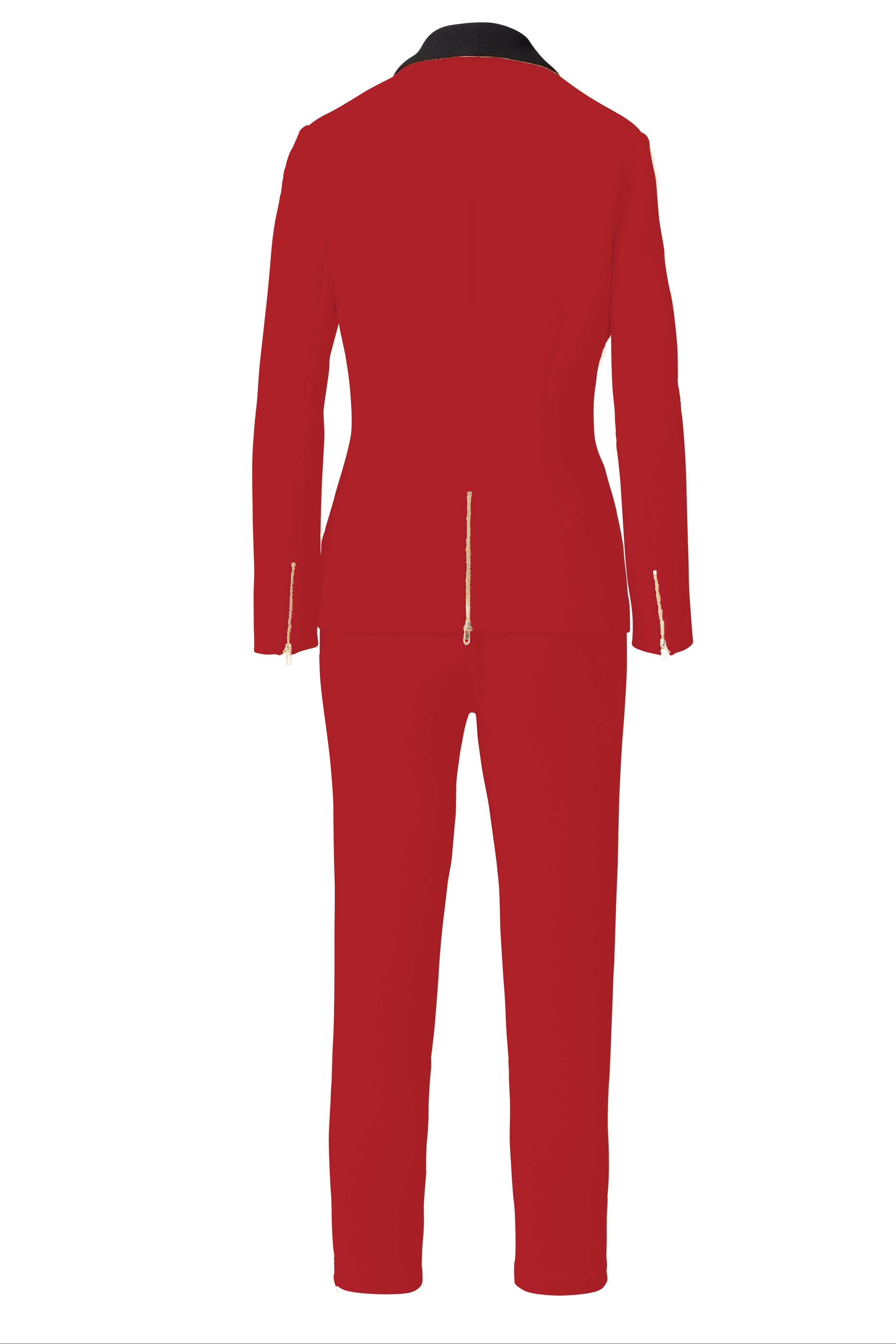 Crimson Red women’s suit set — Rebellious
