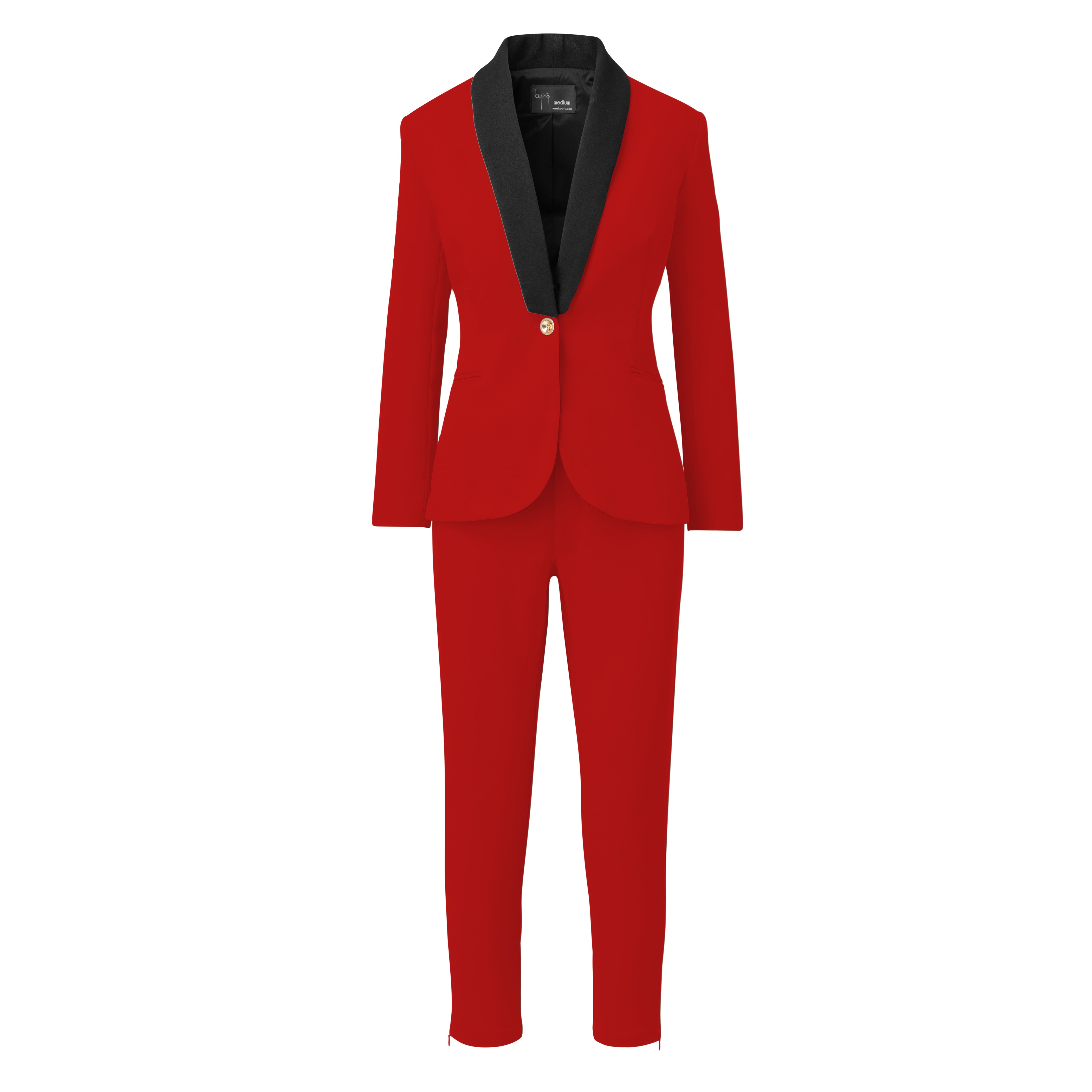 Crimson Red women’s suit set — Rebellious