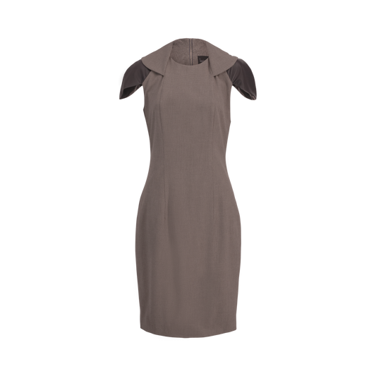 The Zip Collar Dress (Gray)